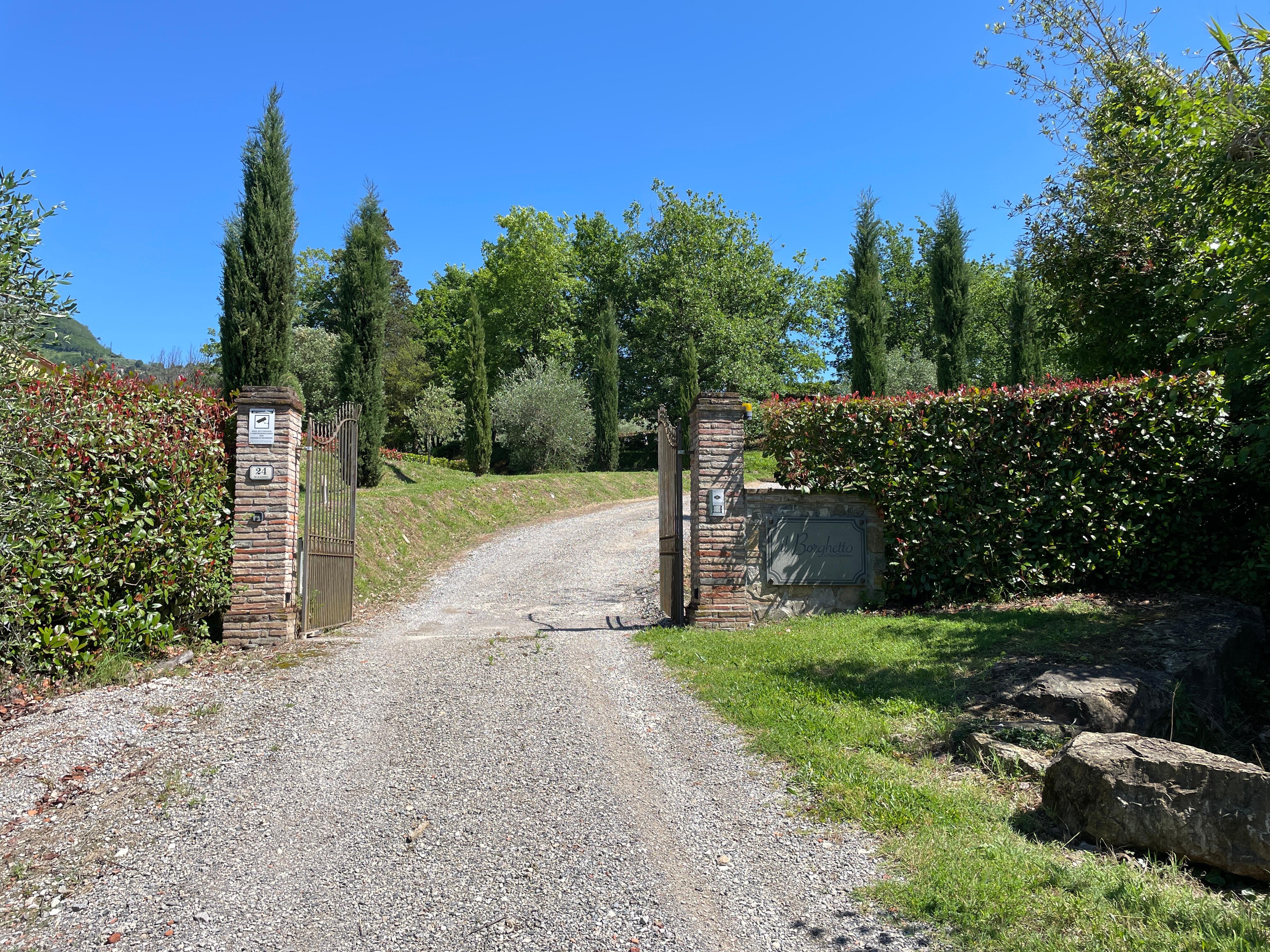 Gate into property