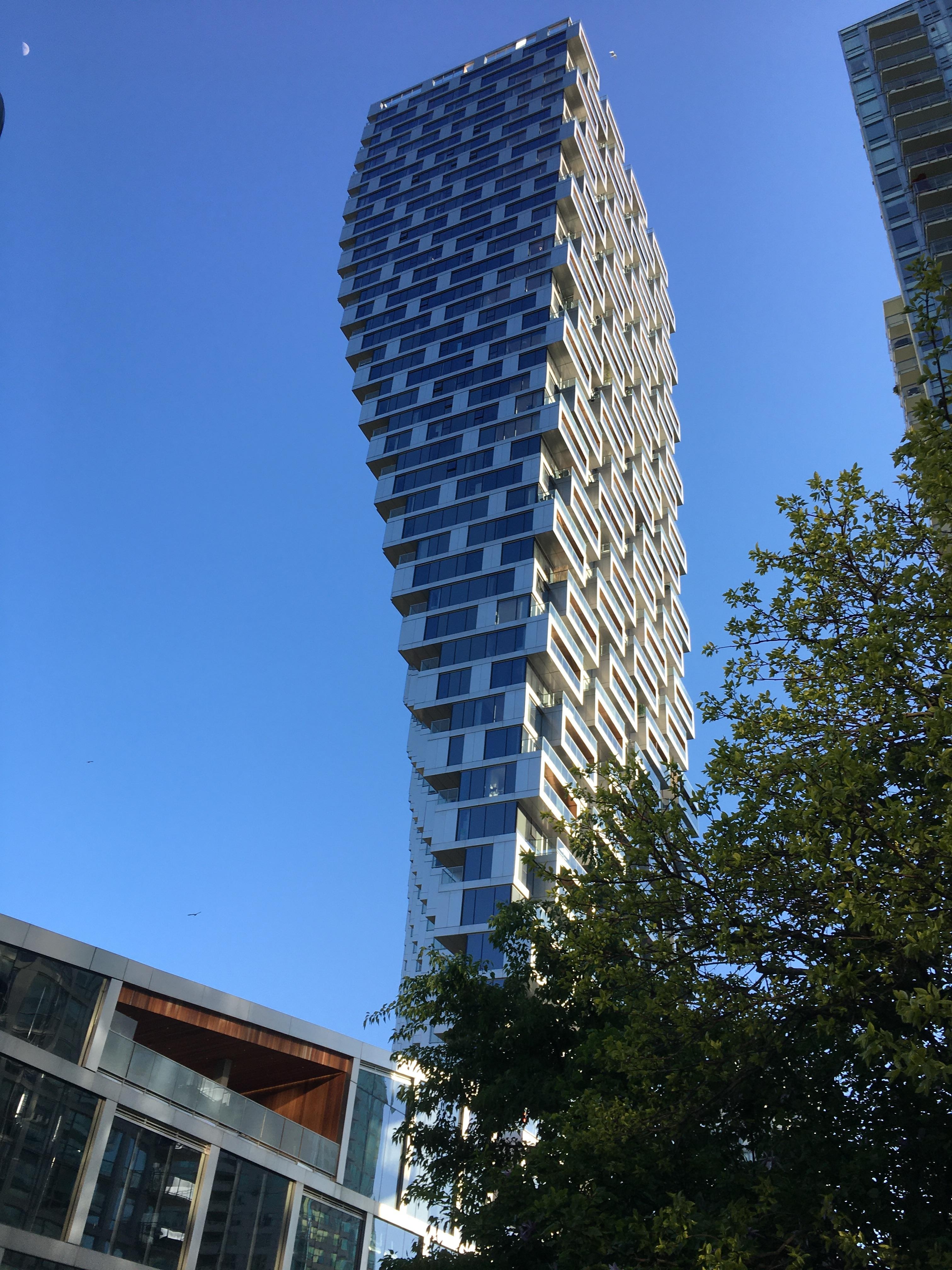 An interesting building from in front of the hotel.