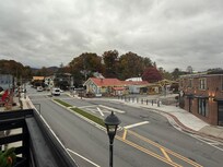 The Smokey Mountain Railway is literally right across the street