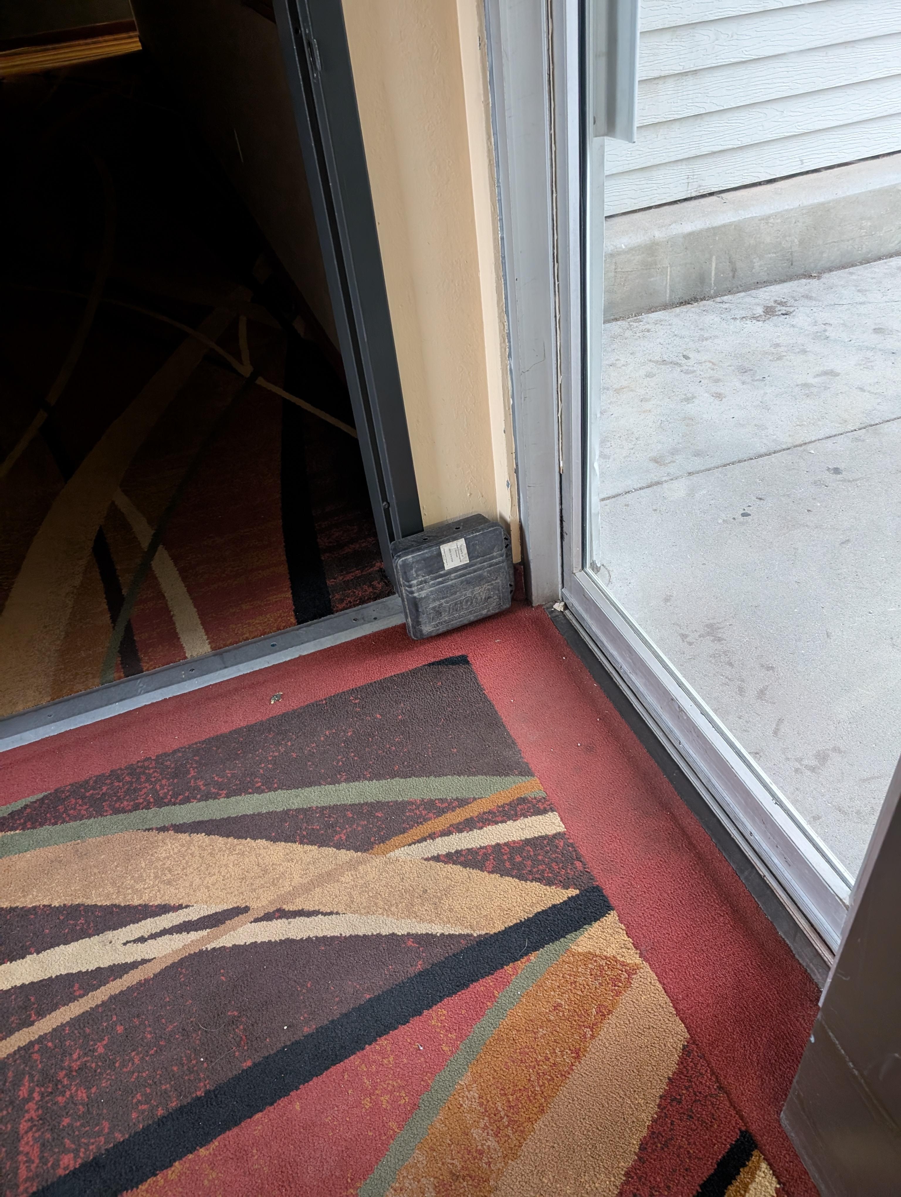 Rat traps in corridors