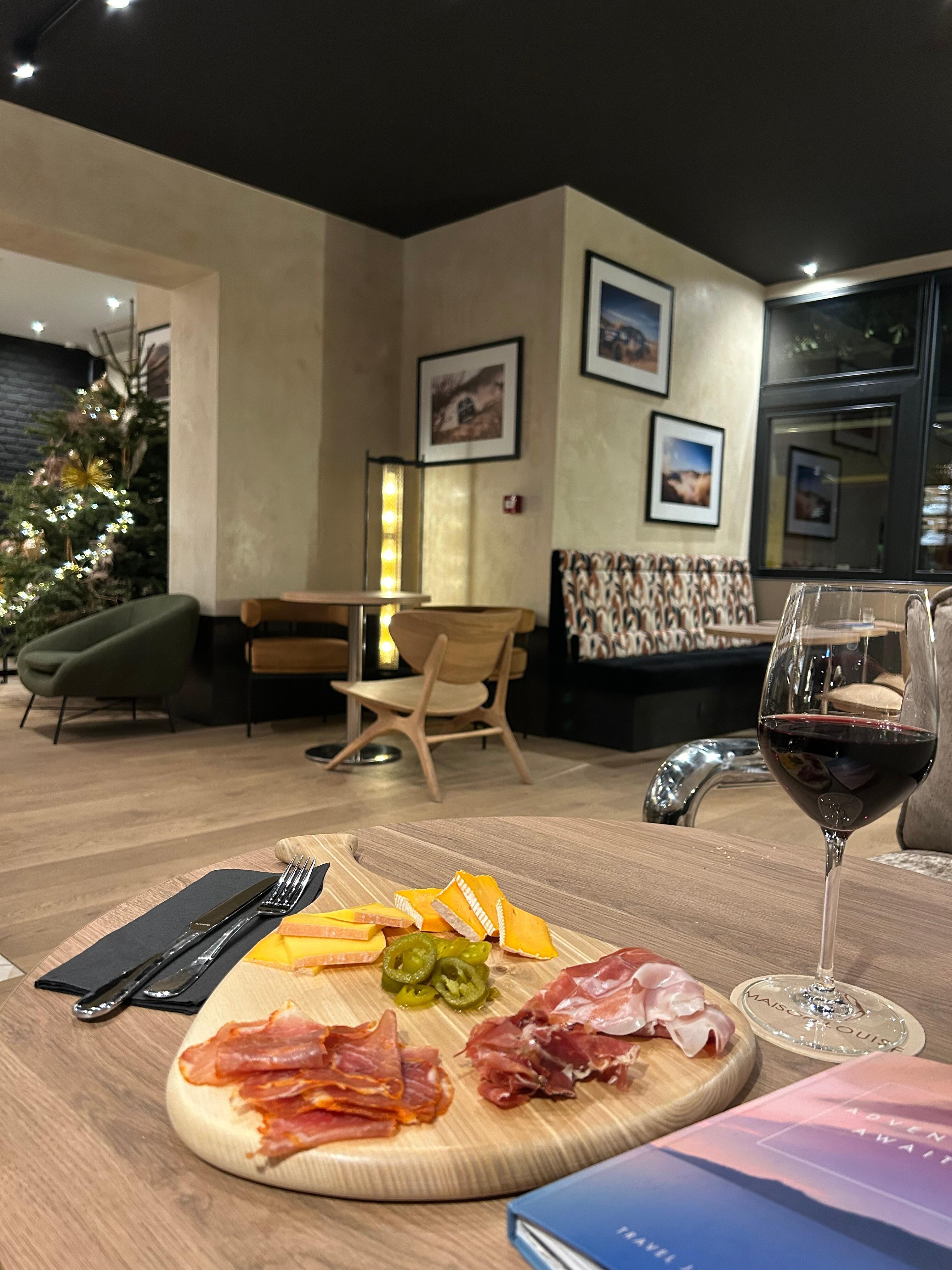 Charcuterie supper from the bar