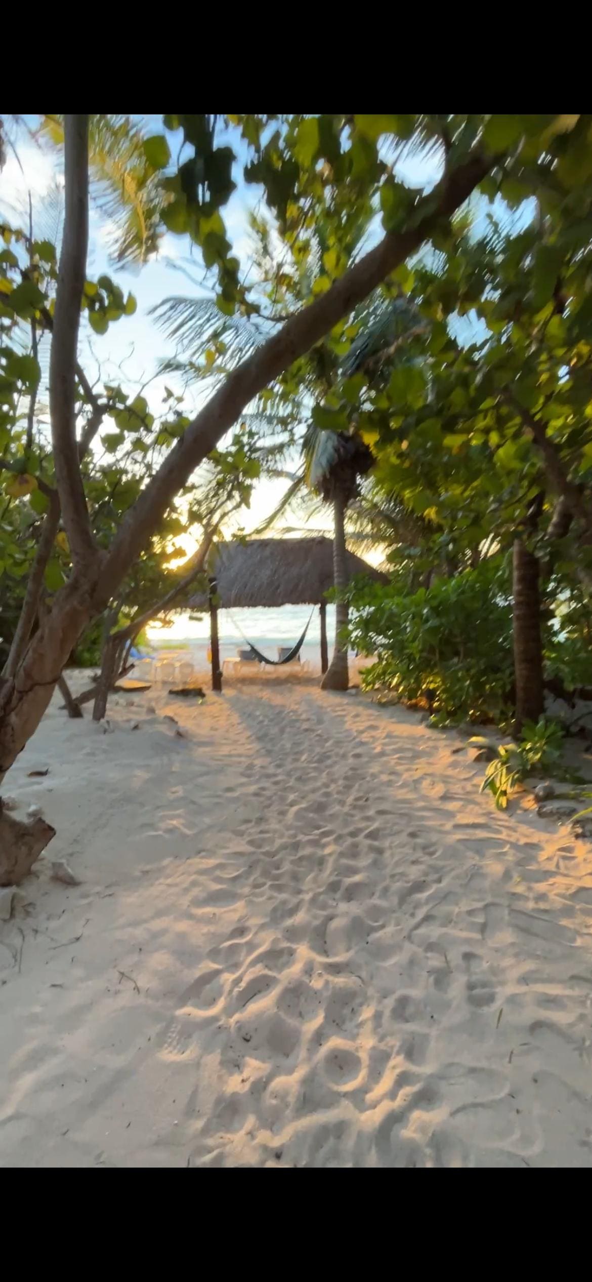 Imagine cocktails in hand walking down to your private beach palapa, no one else around! 