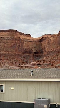 Looking towards the restaurant