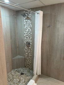 Nice walk in shower