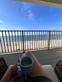 No better way to wake up with your coffee!