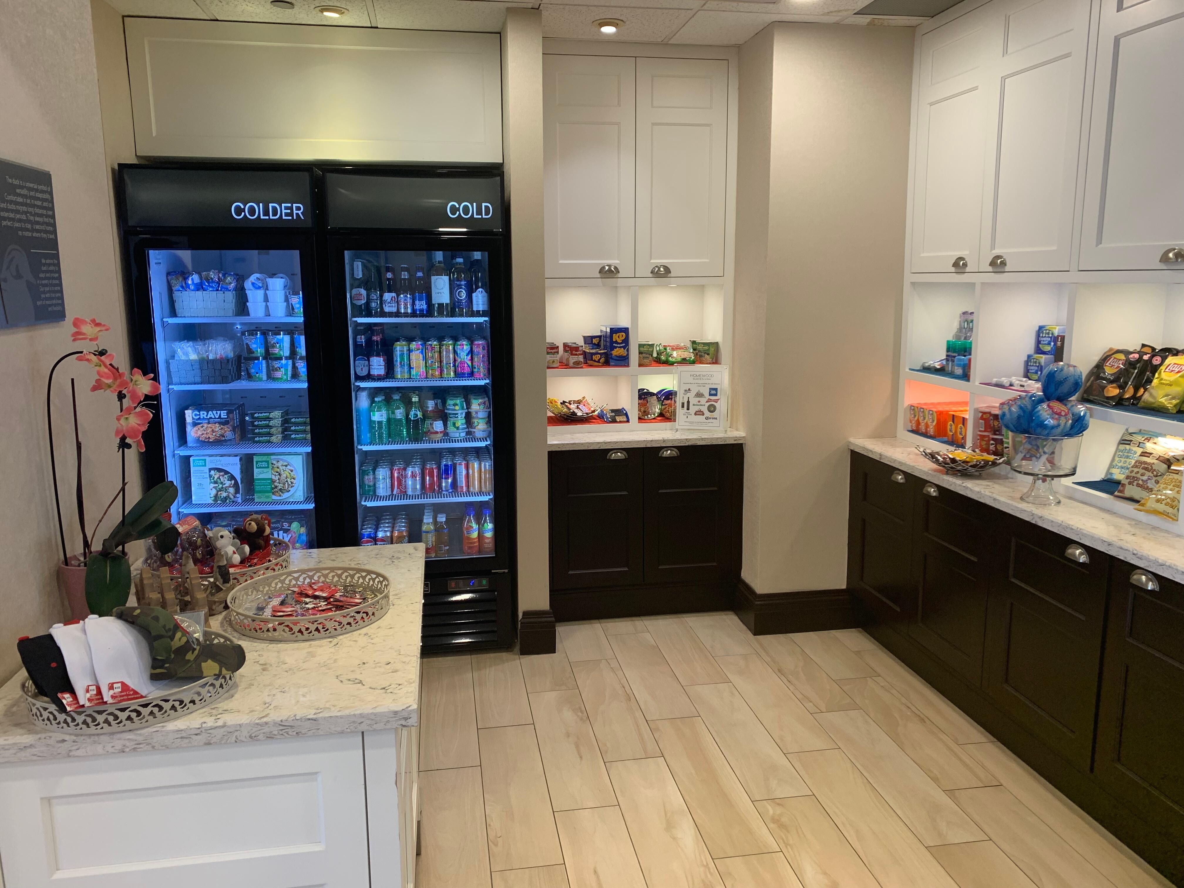 Lobby snack area