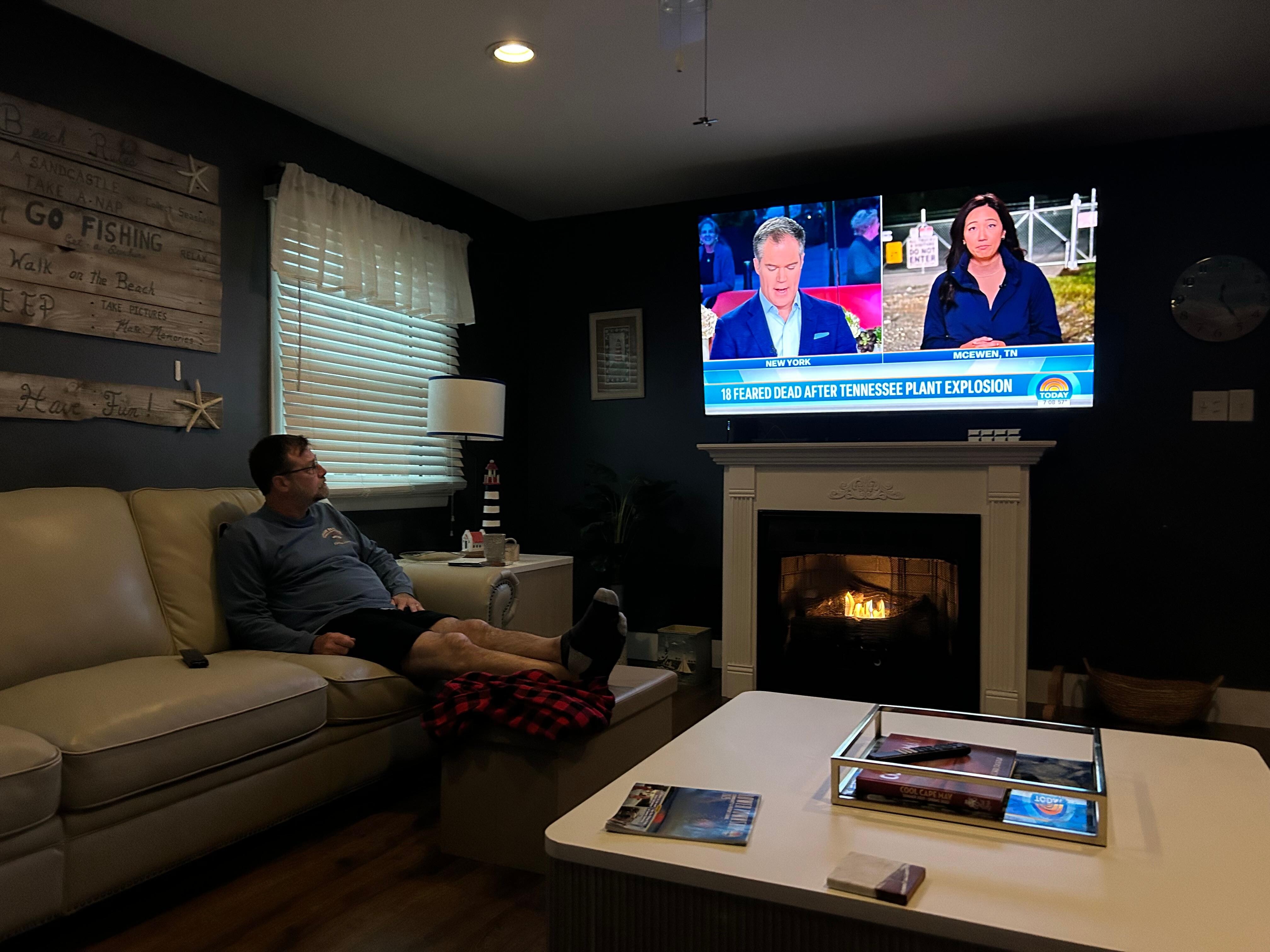 Beautiful family room. 