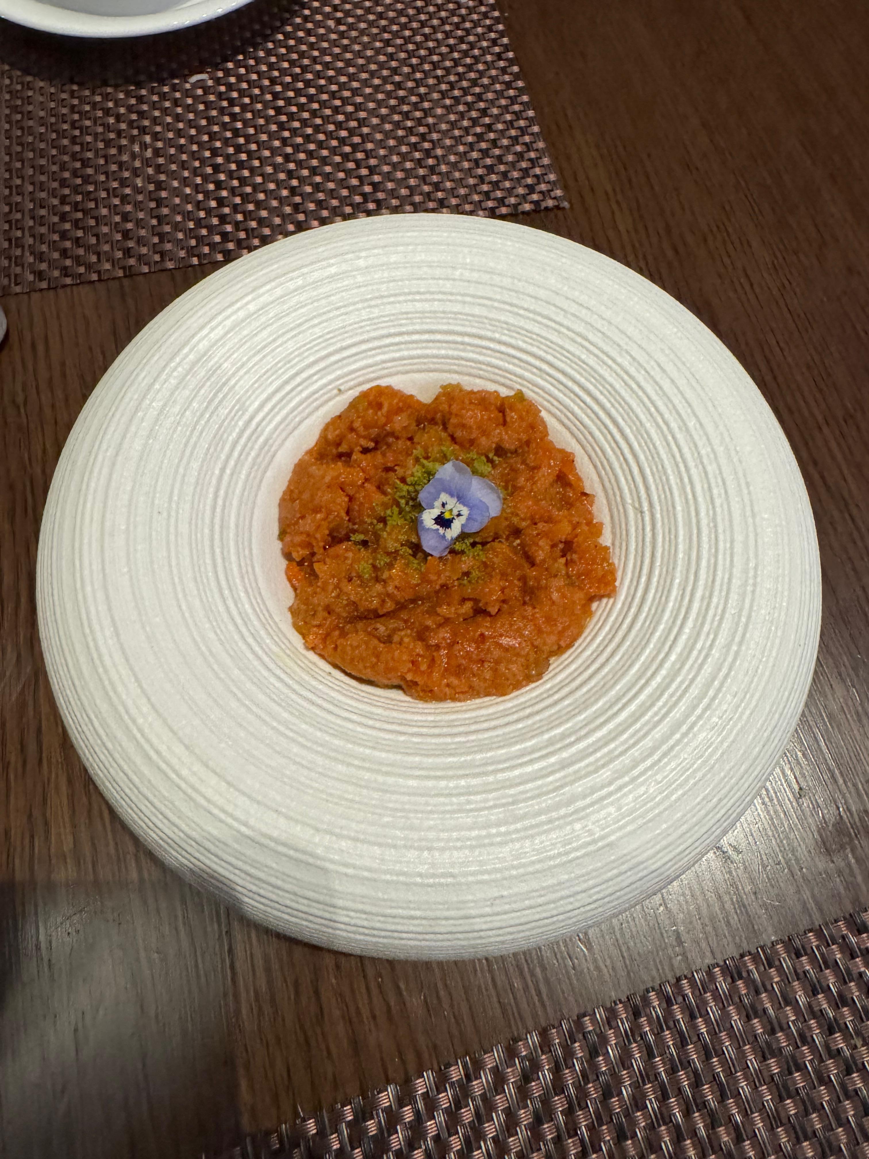 Le dessert à base de carottes 