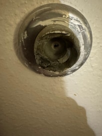 Door knob stop nasty looking