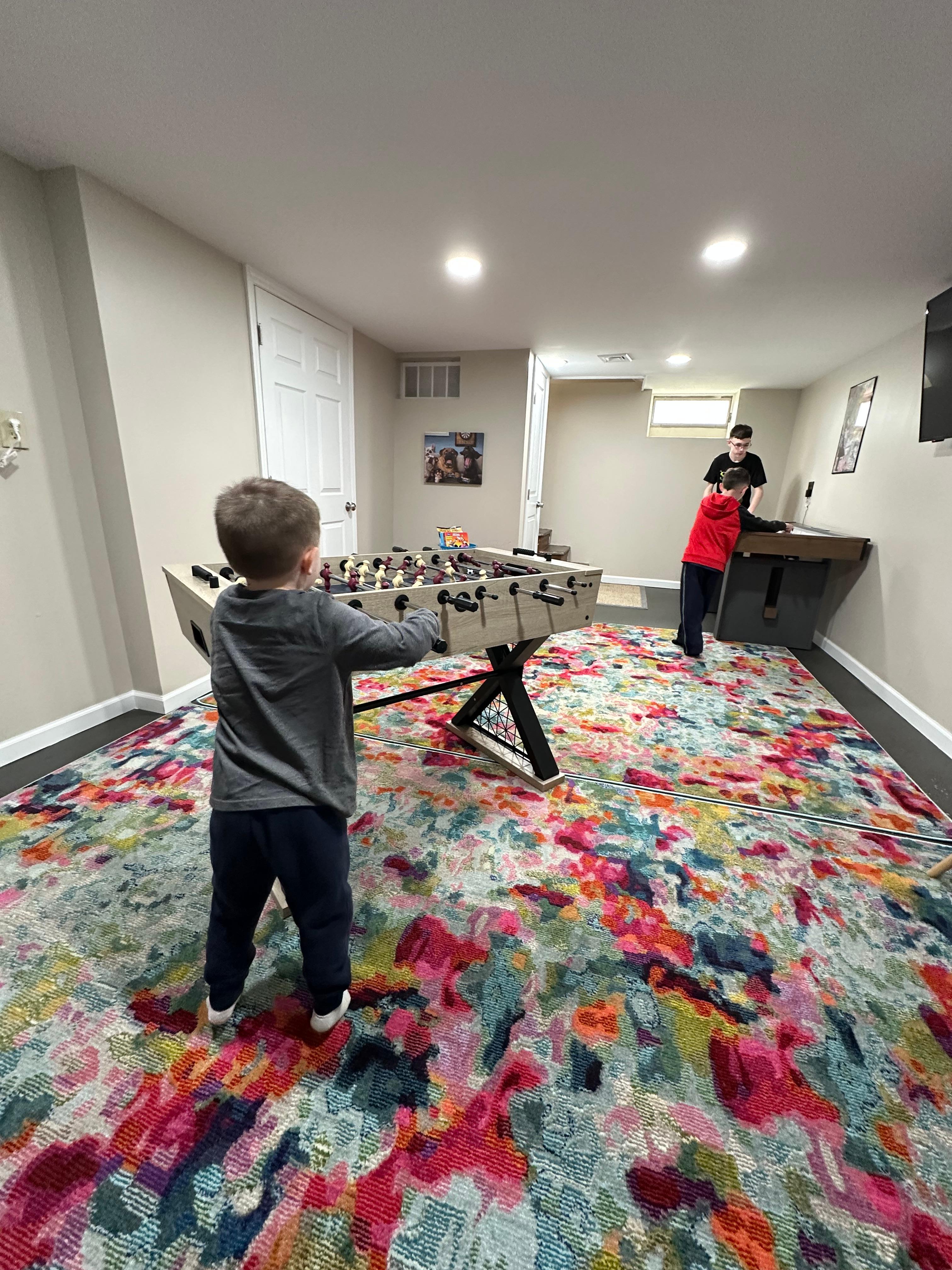 Kids enjoying the game room! 
