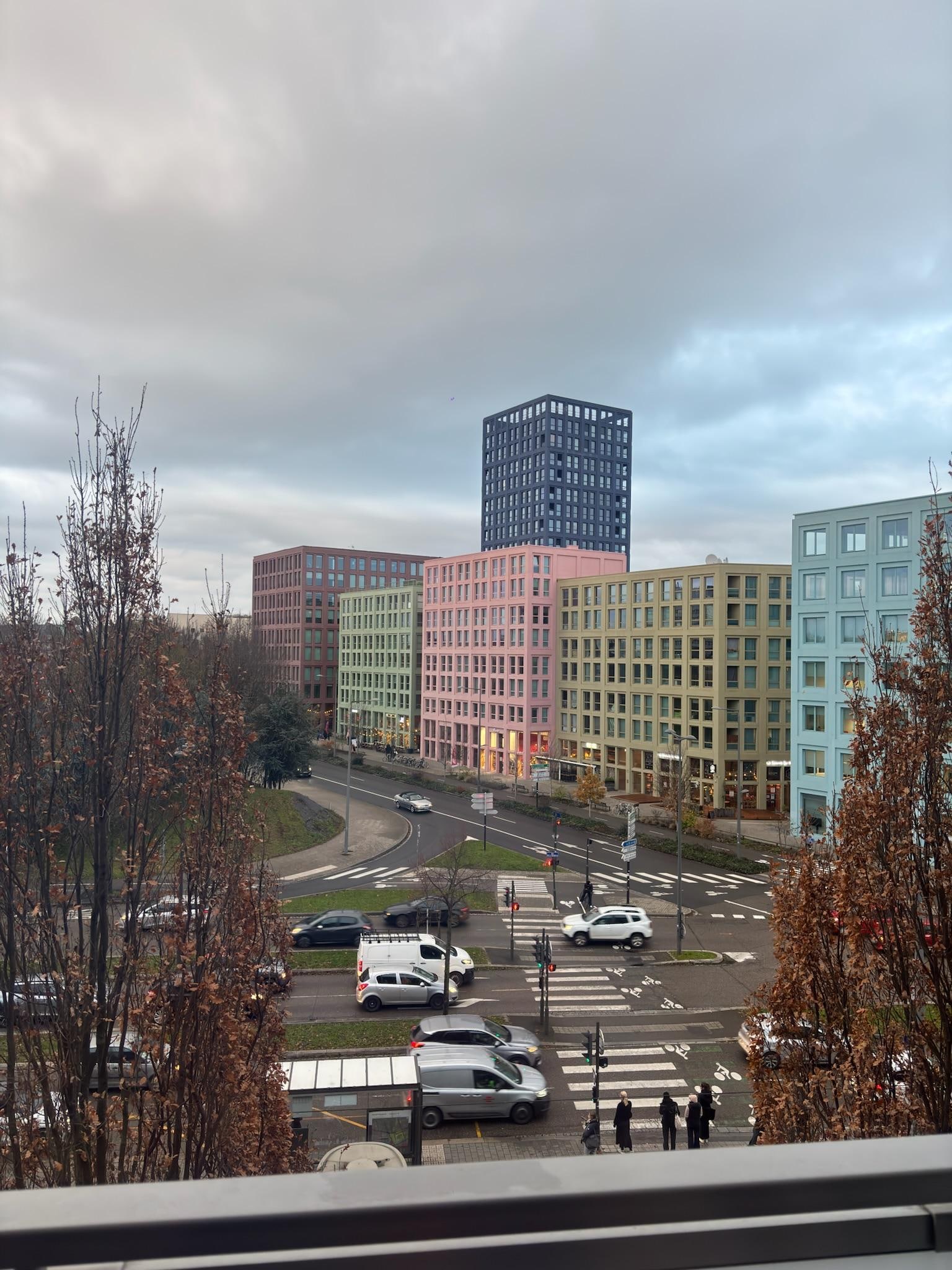 View out the window.