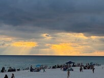 Beach at sunset