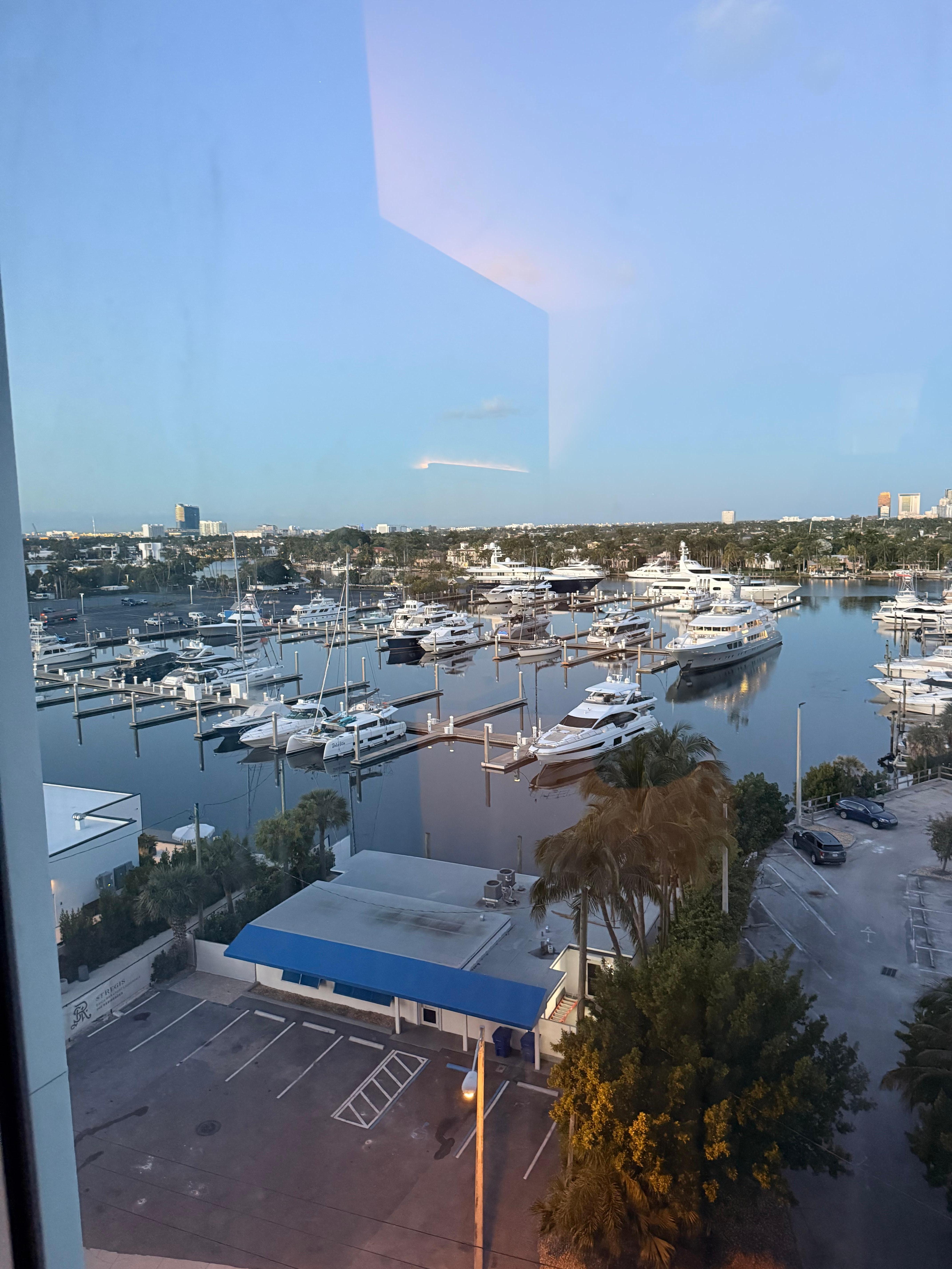 6th floor vie w, room 613.