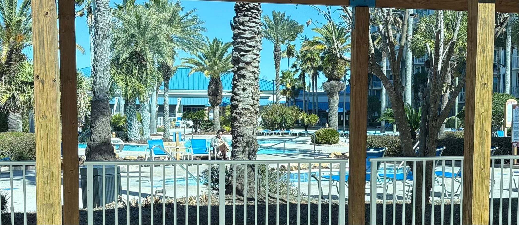 Beautiful pool and courtyard 