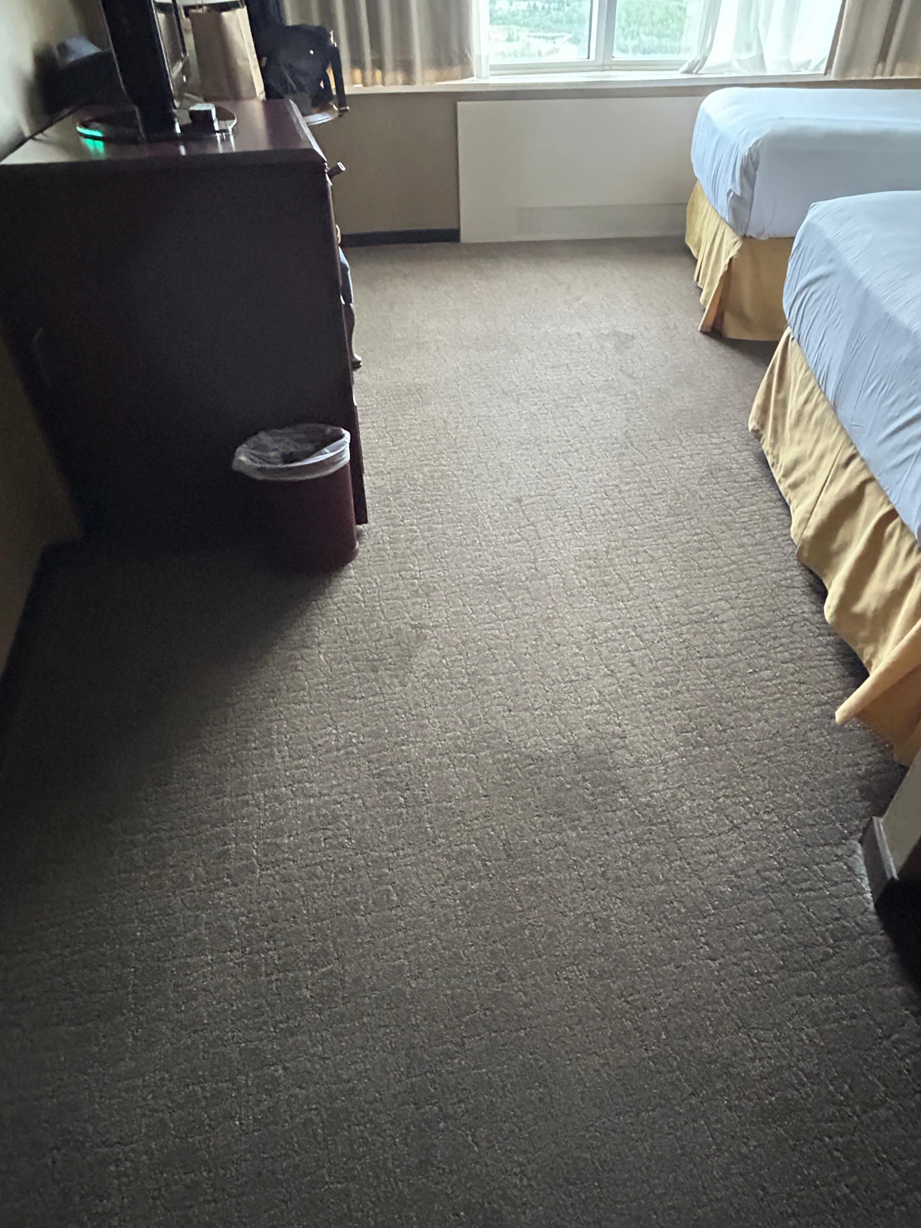 Stained carpets