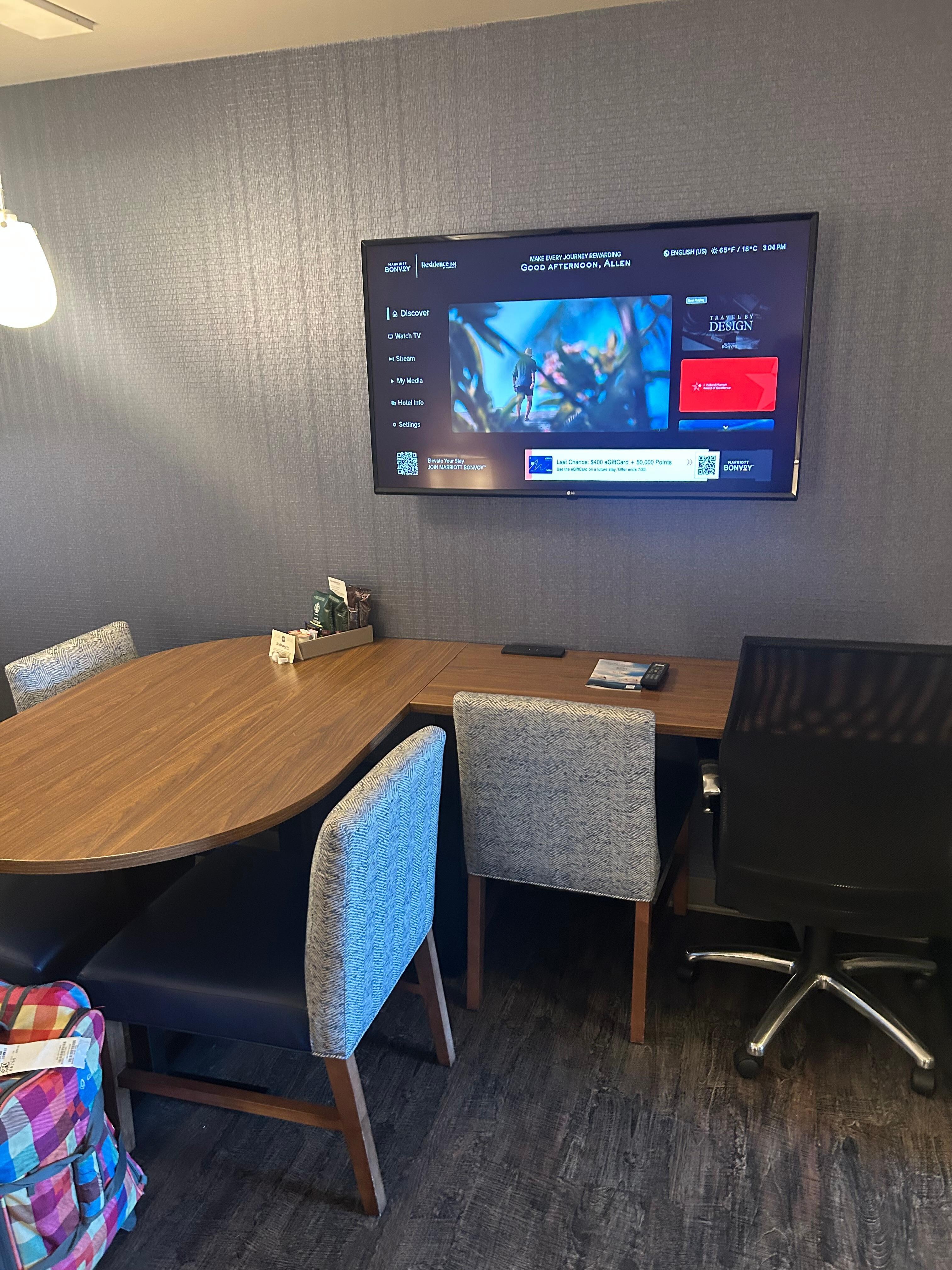 Two big screen tv