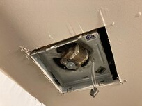 Broken exhaust fan