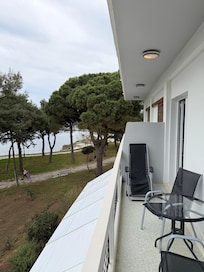 Balcony facing south