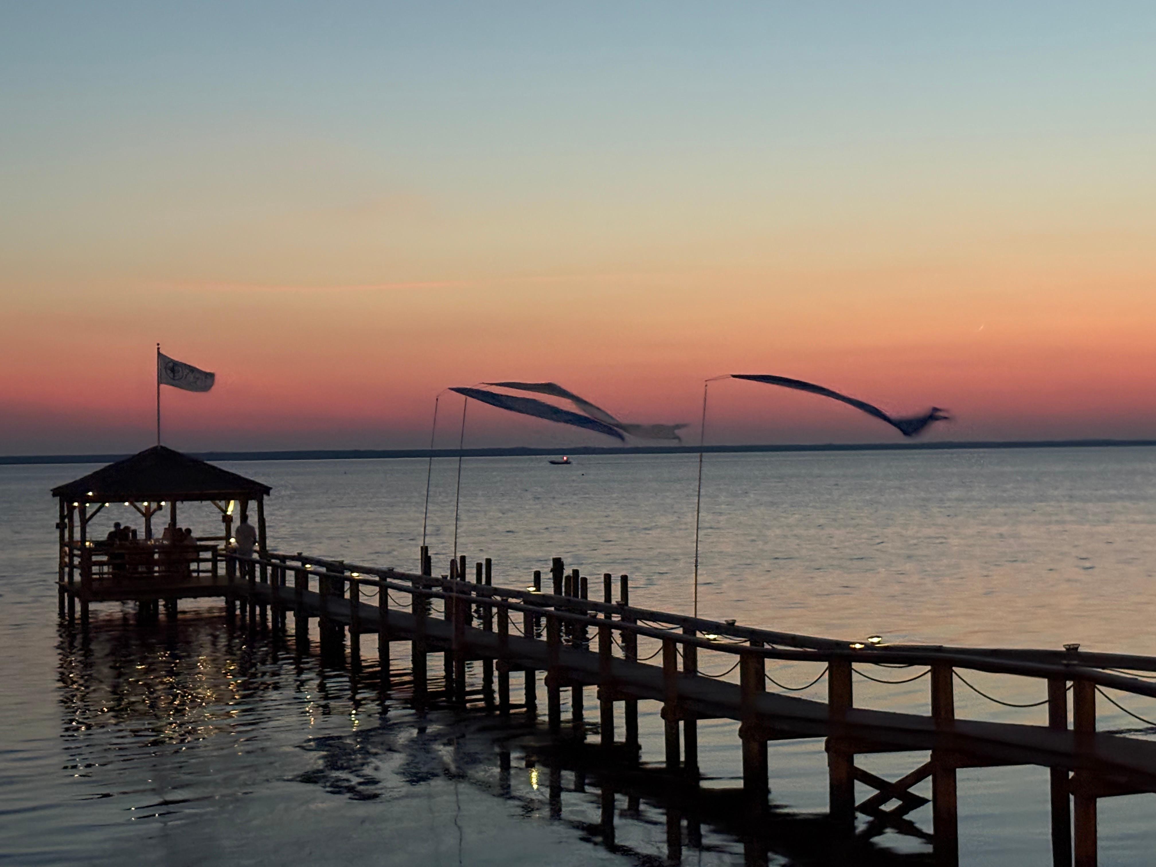 Gorgeous sunsets from the sound side