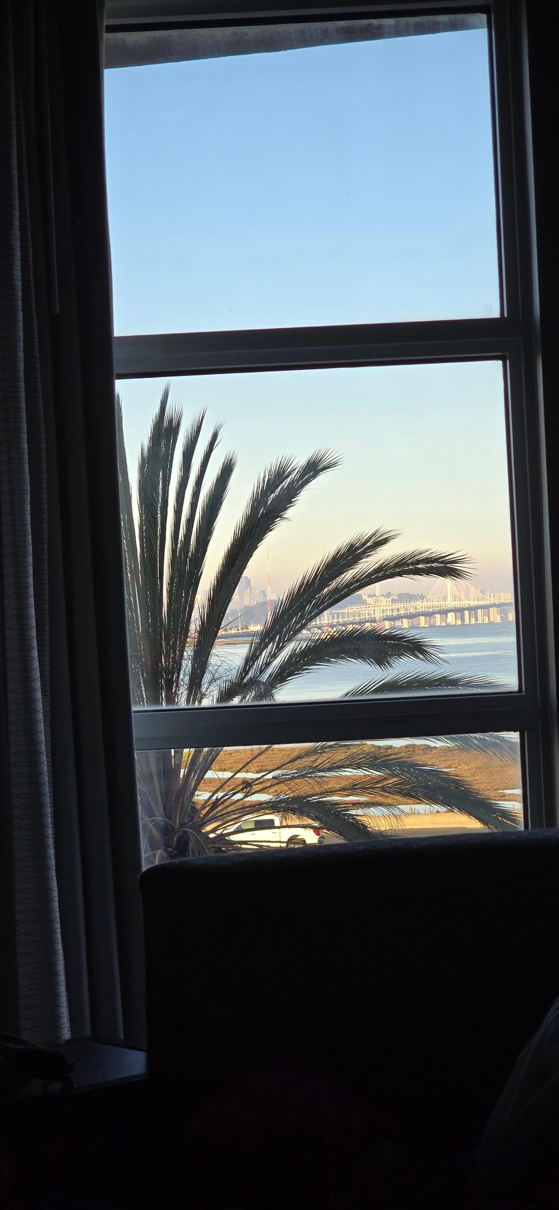 The view from my hotel room 