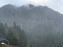 Surrounded by the Gorge cliffs