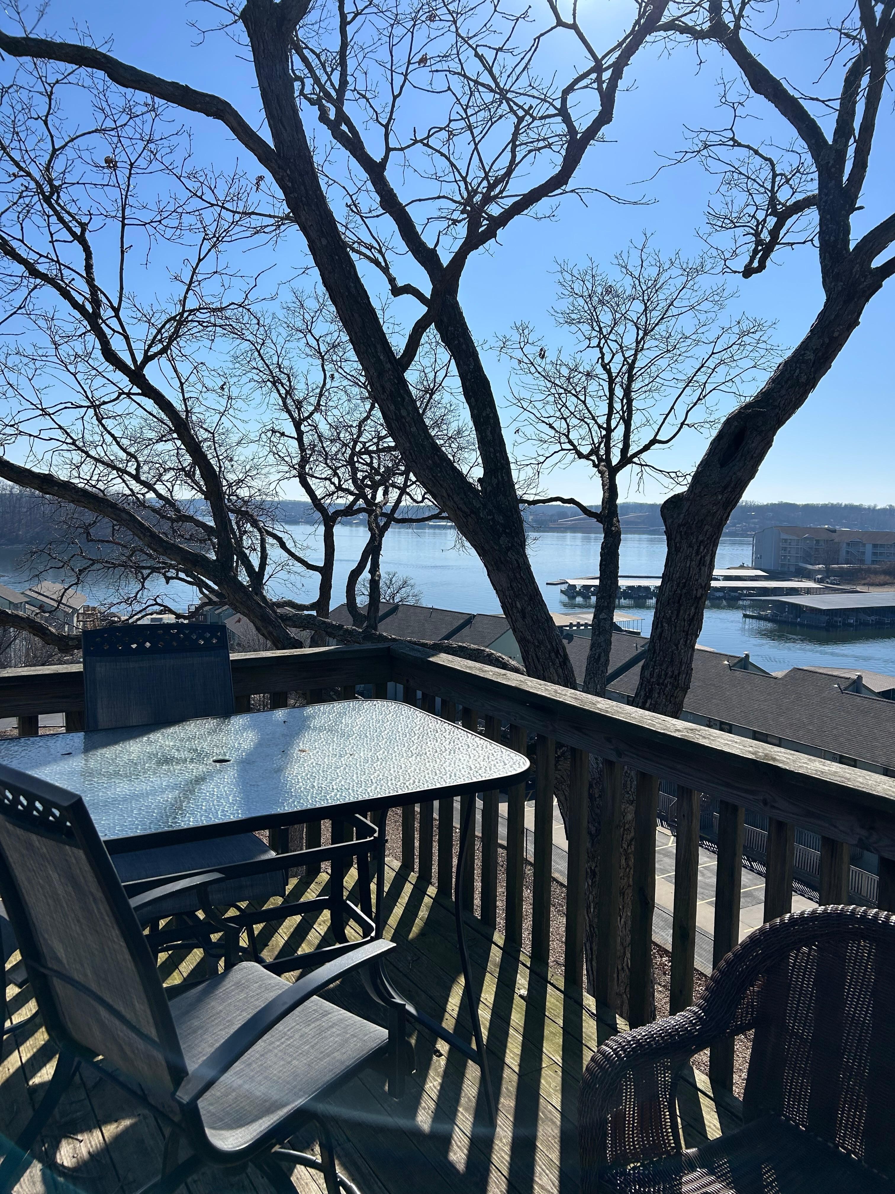 Again view from the deck. 