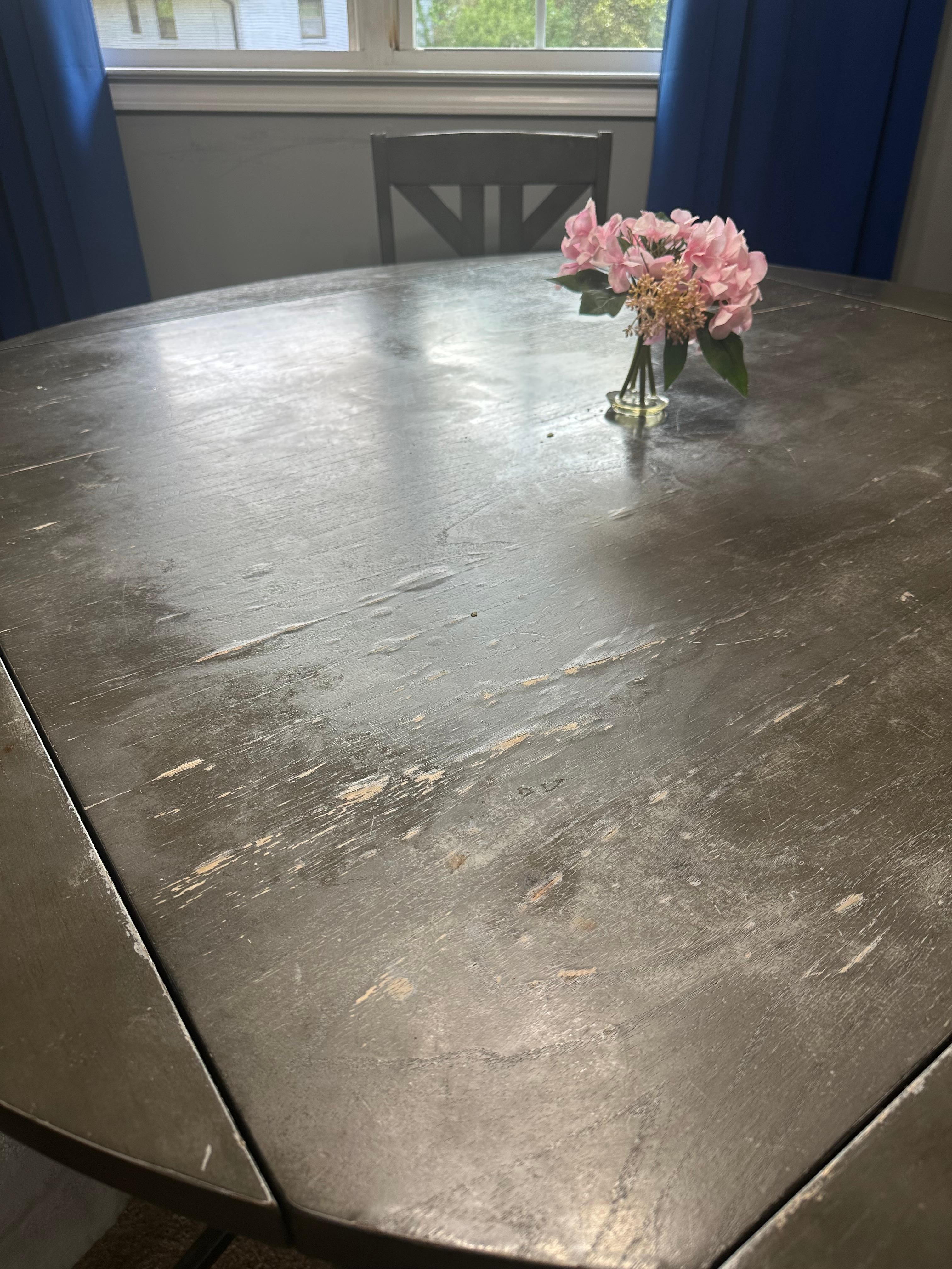 Weathered table