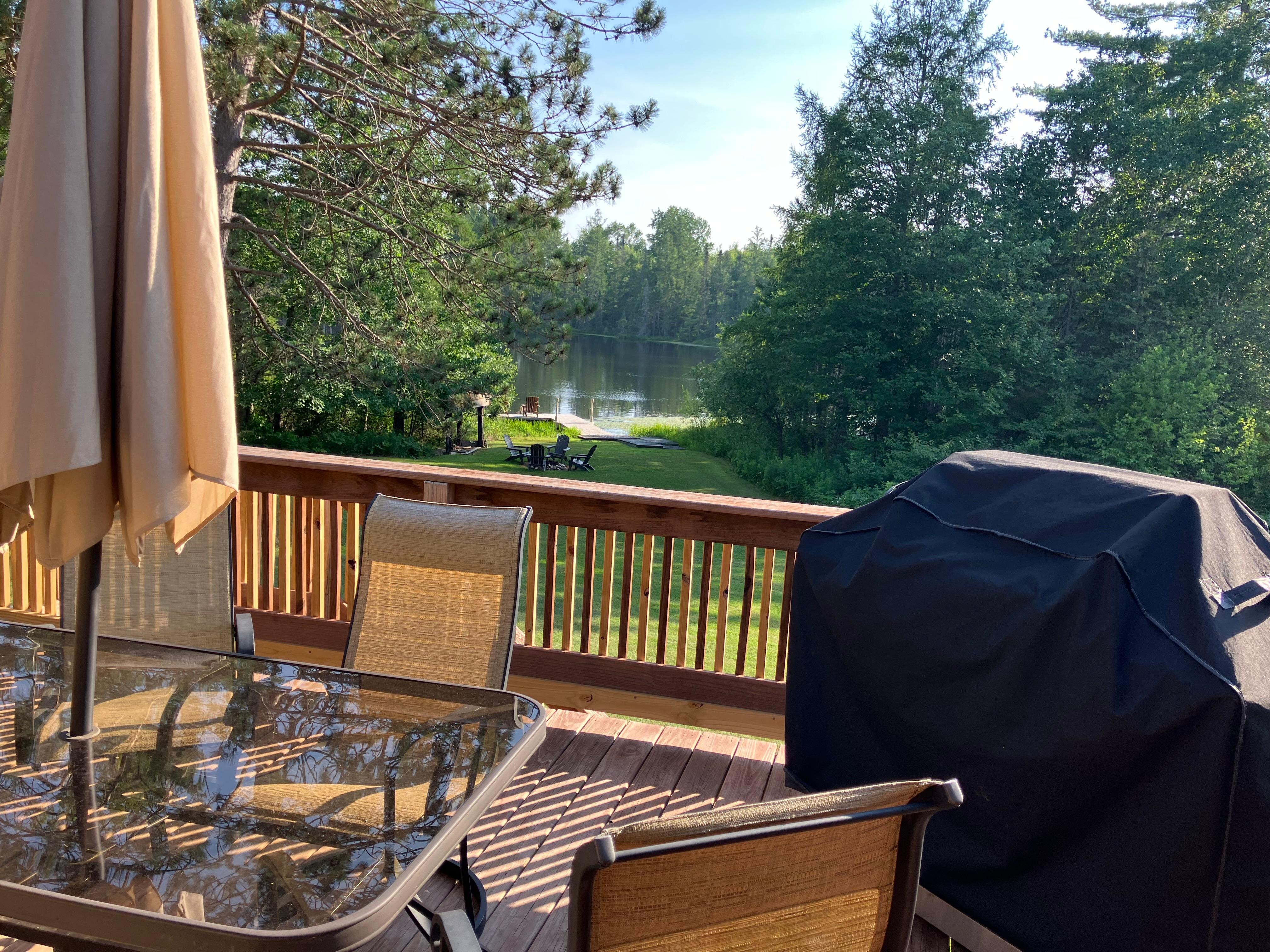 View from the back deck