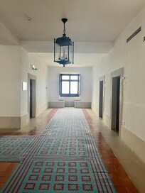 The second floor hallway.