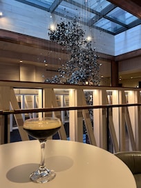 2nd floor over lobby/ Lounge area bar/food to the side