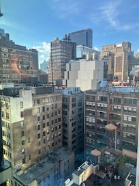 View from the city view room.