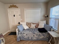 Comfy Day Bed - great place to watch the people stroll by