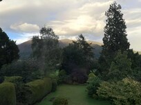 The view to Skiddaw (in the sunshine) from my room.