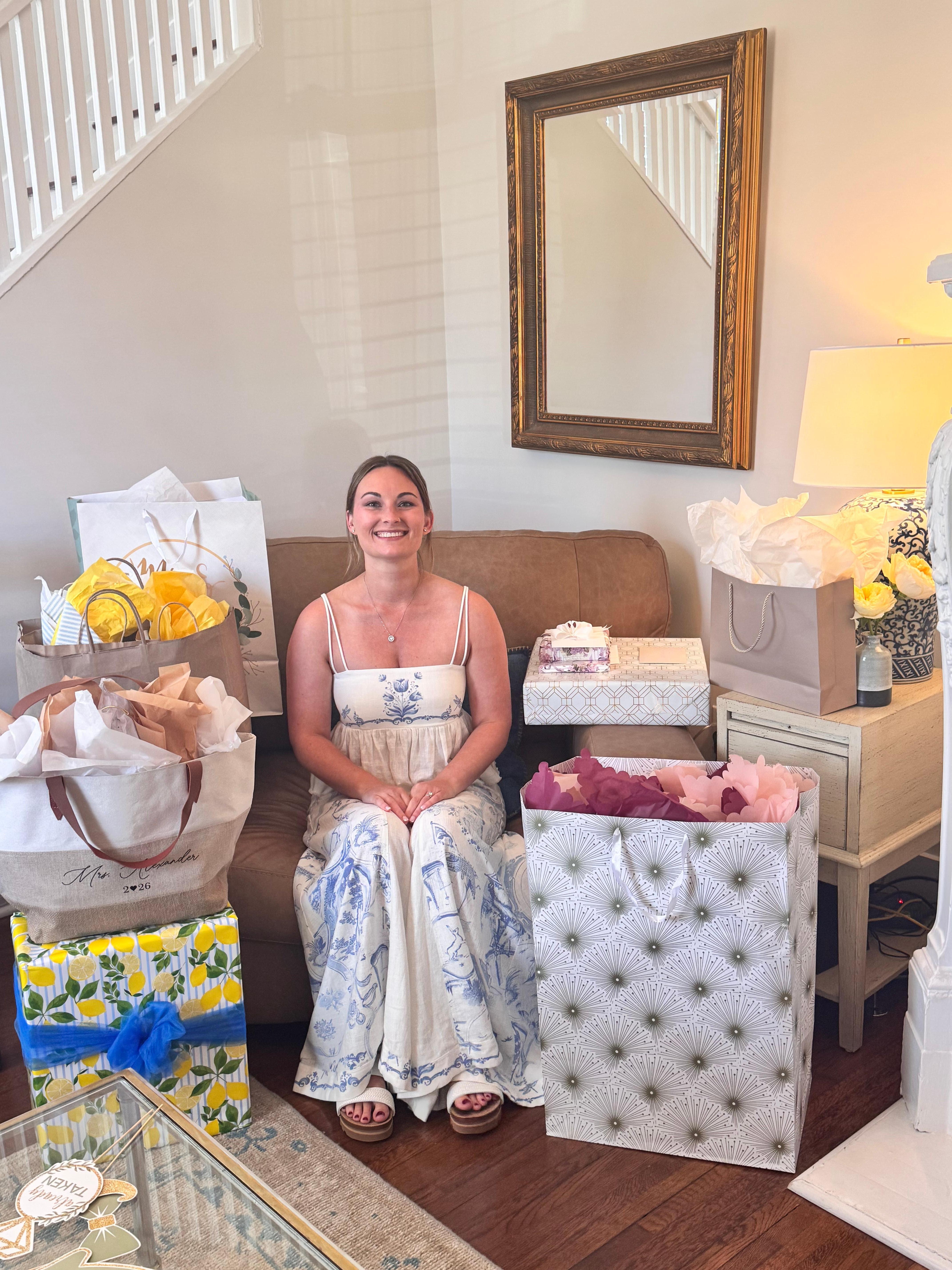 The bridal shower went off without a hitch. 