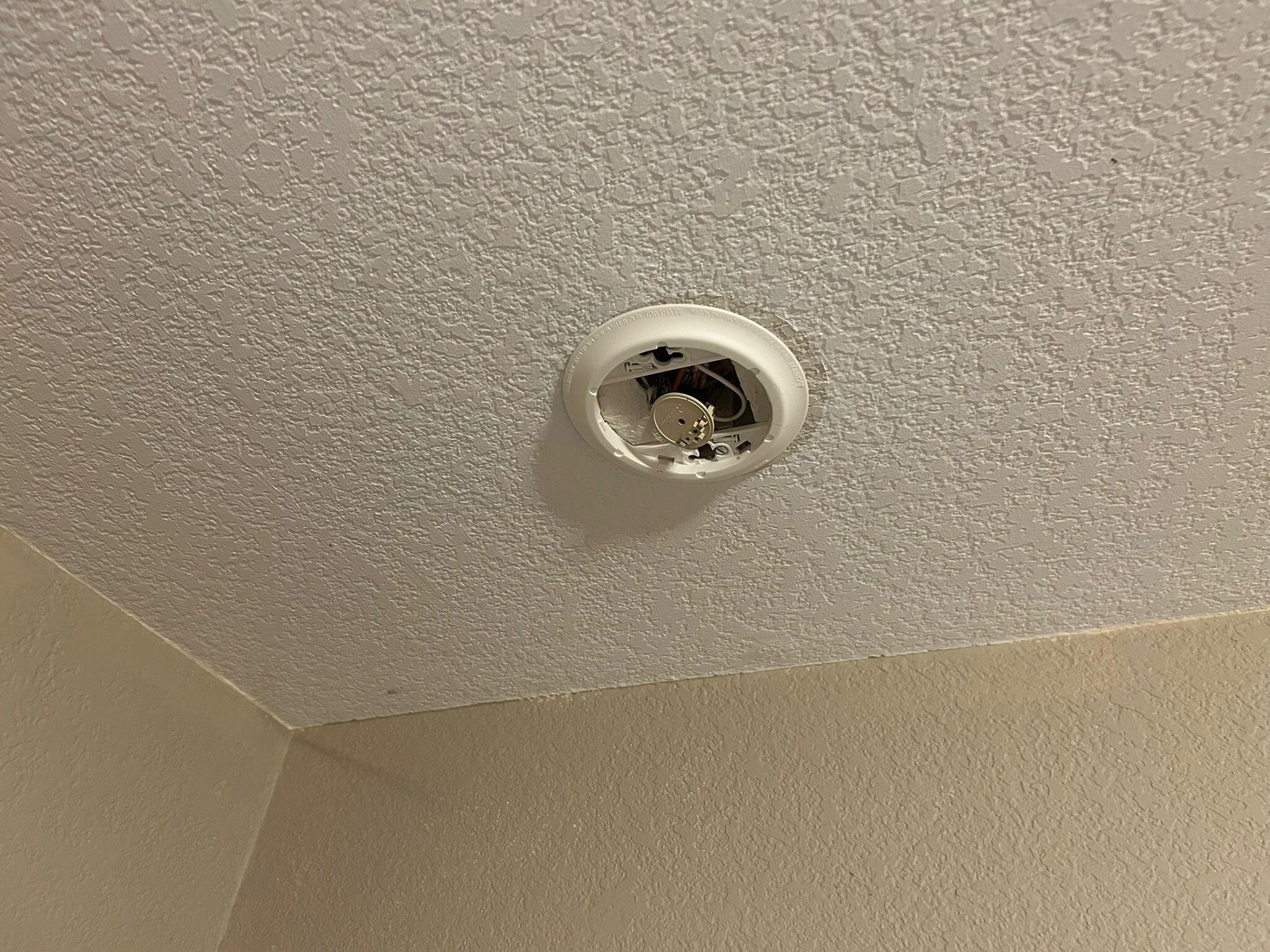 had to detach fire alarm due to constant chirping