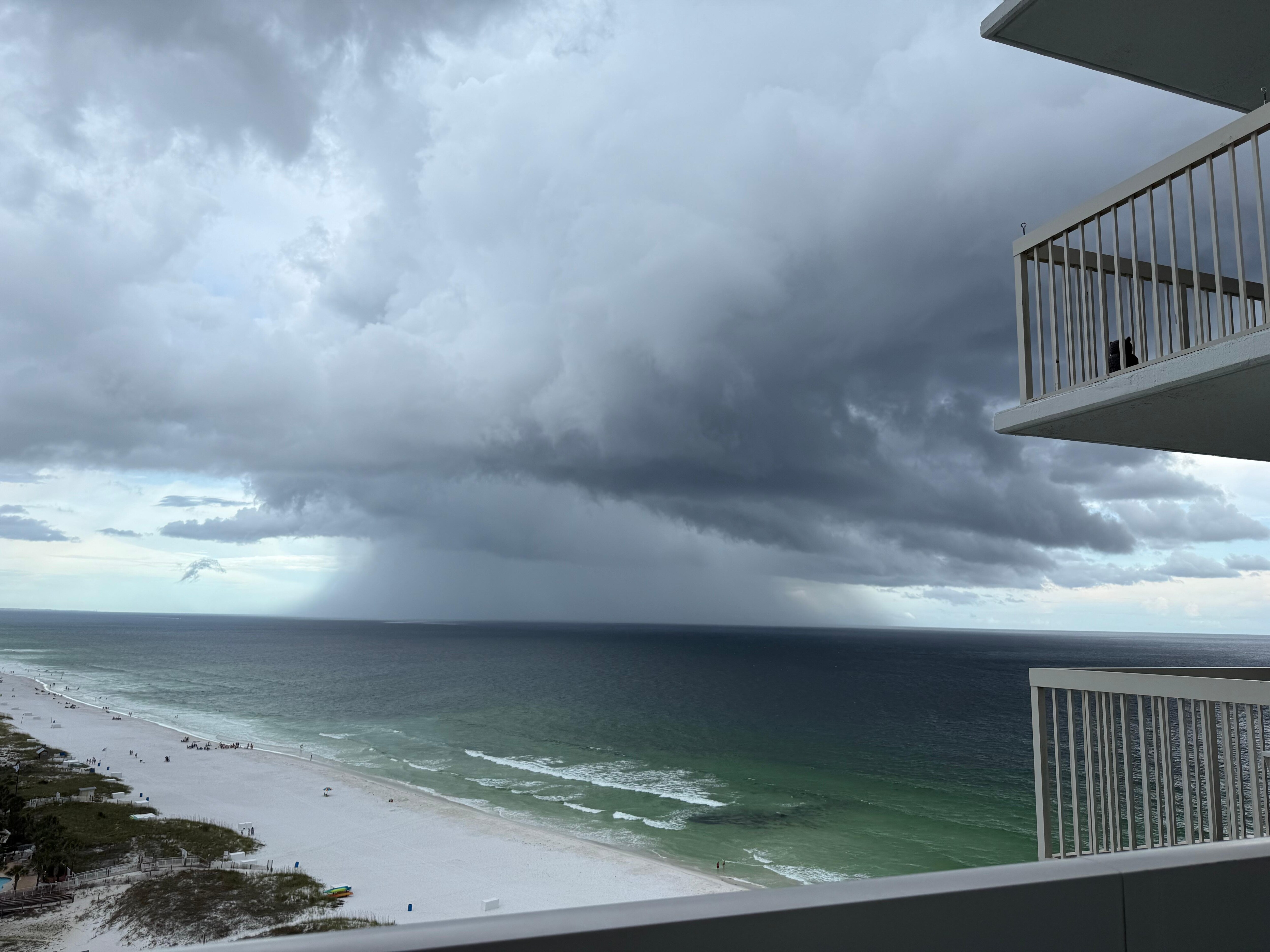 View from the balcony