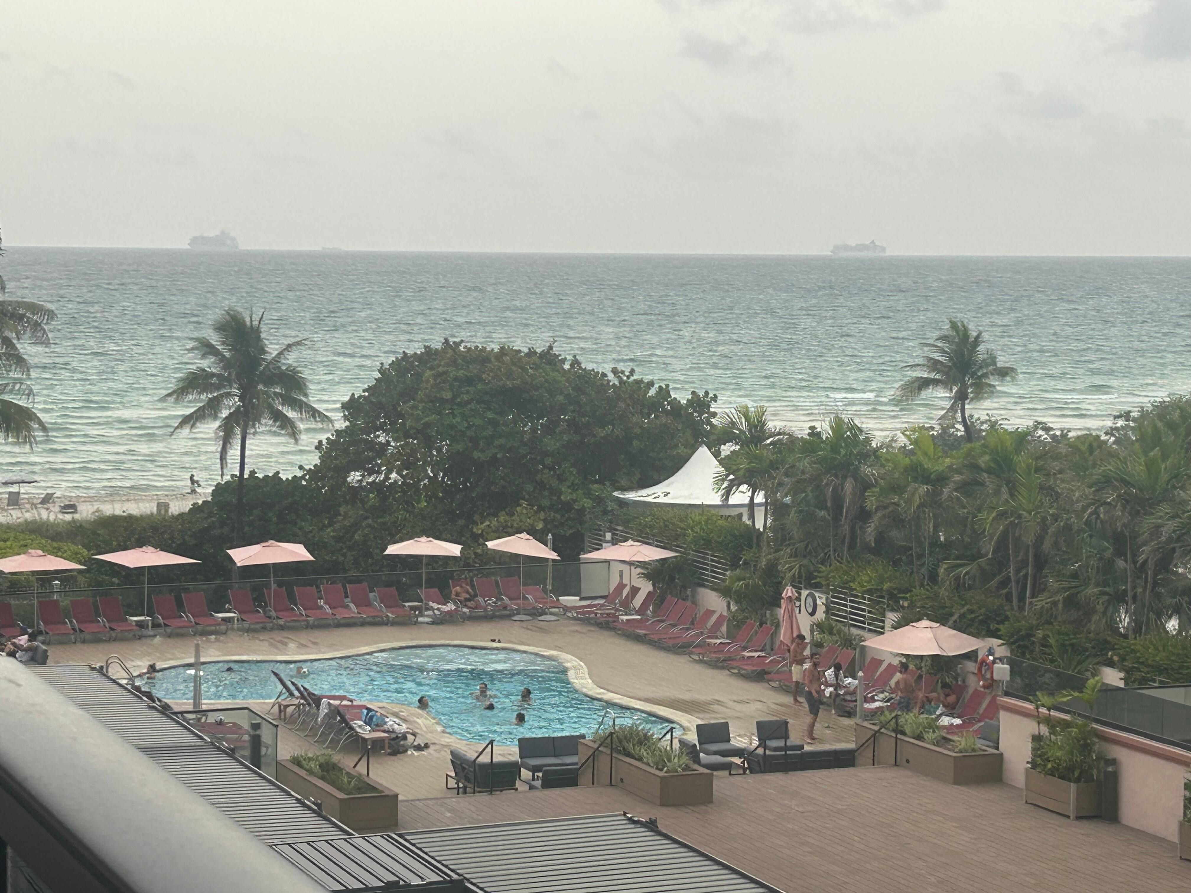 From balcony pool/ ocean view