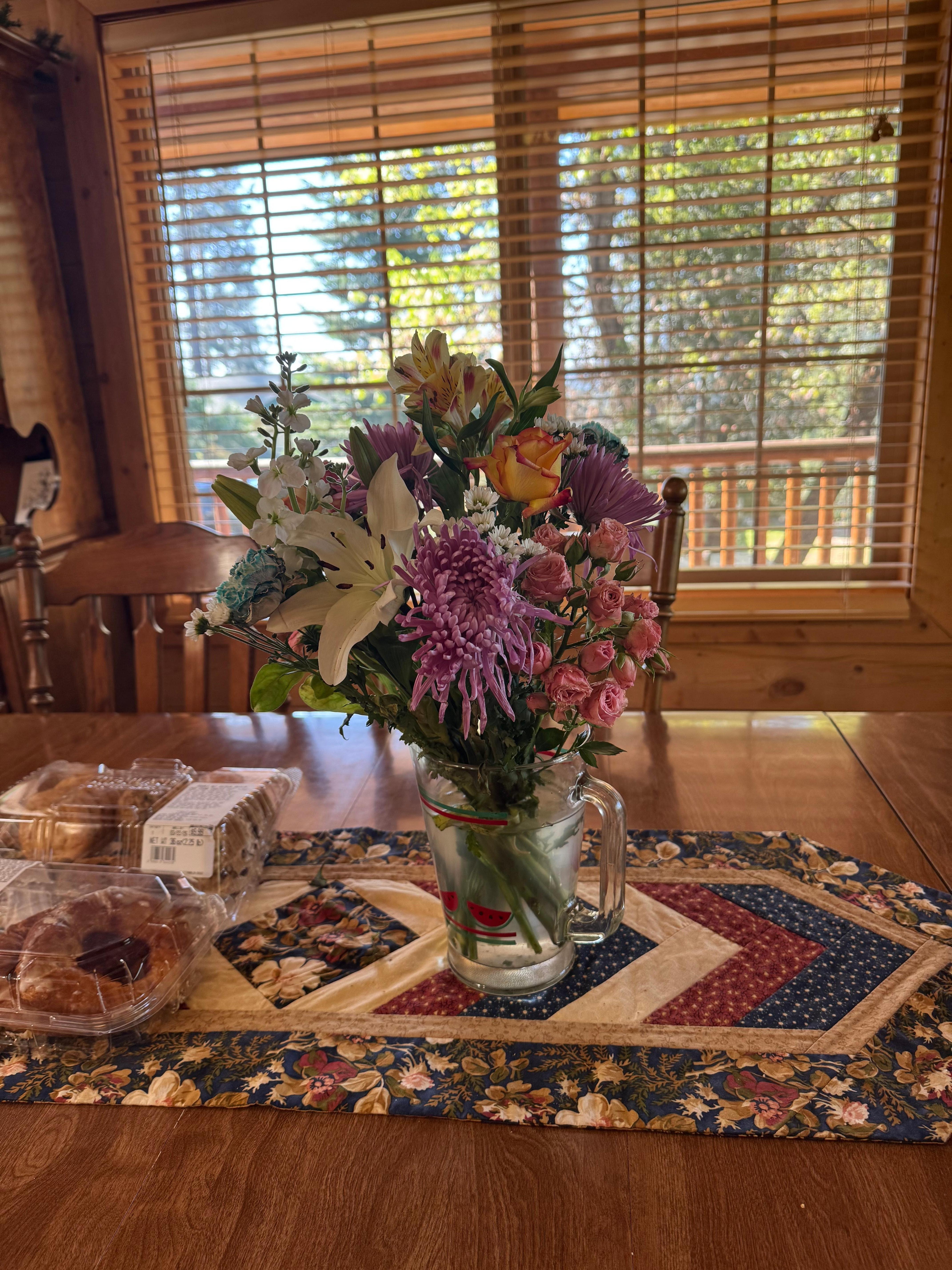 The cabin was so beautiful 