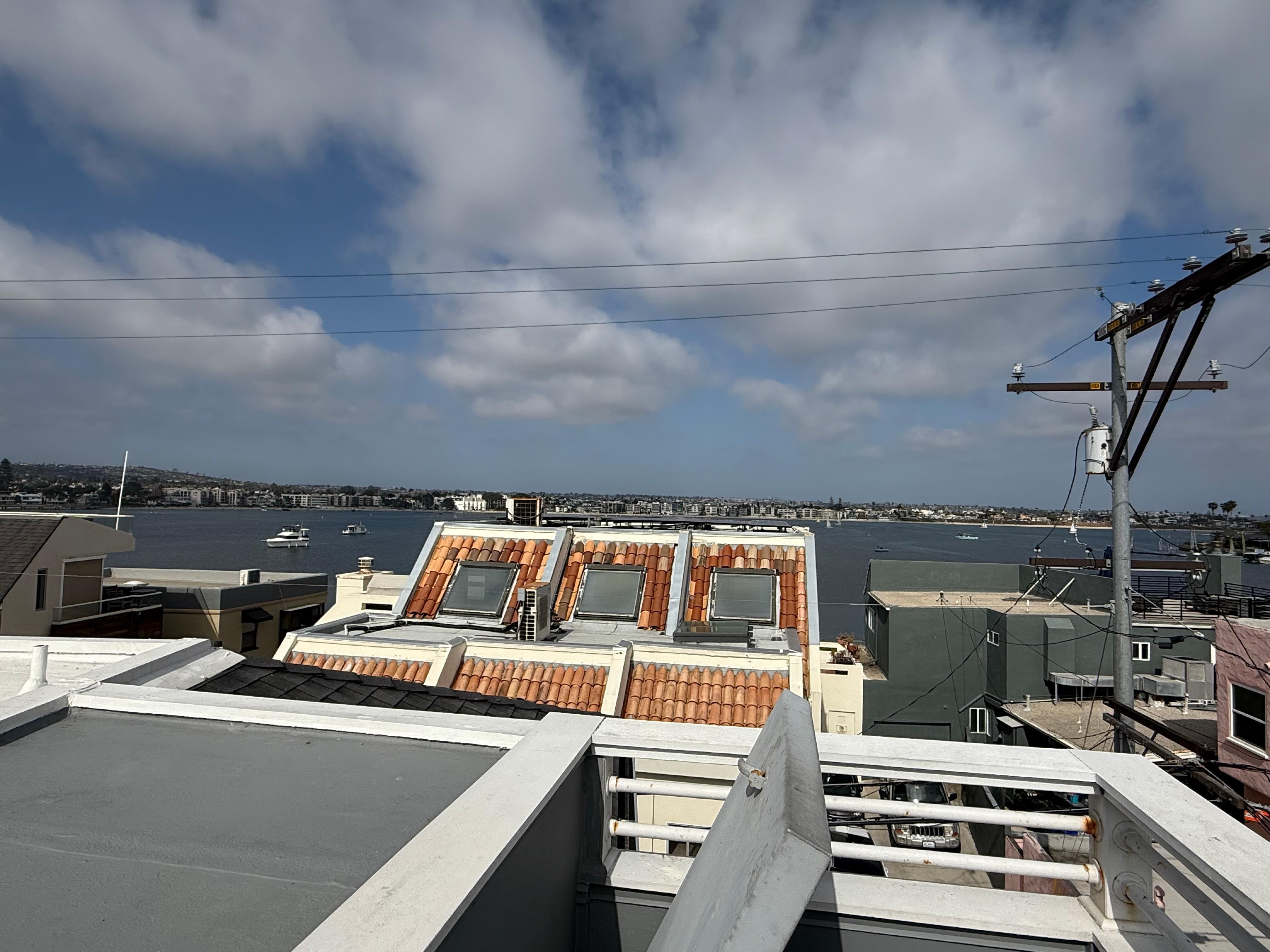 View from the roof of Bay. 