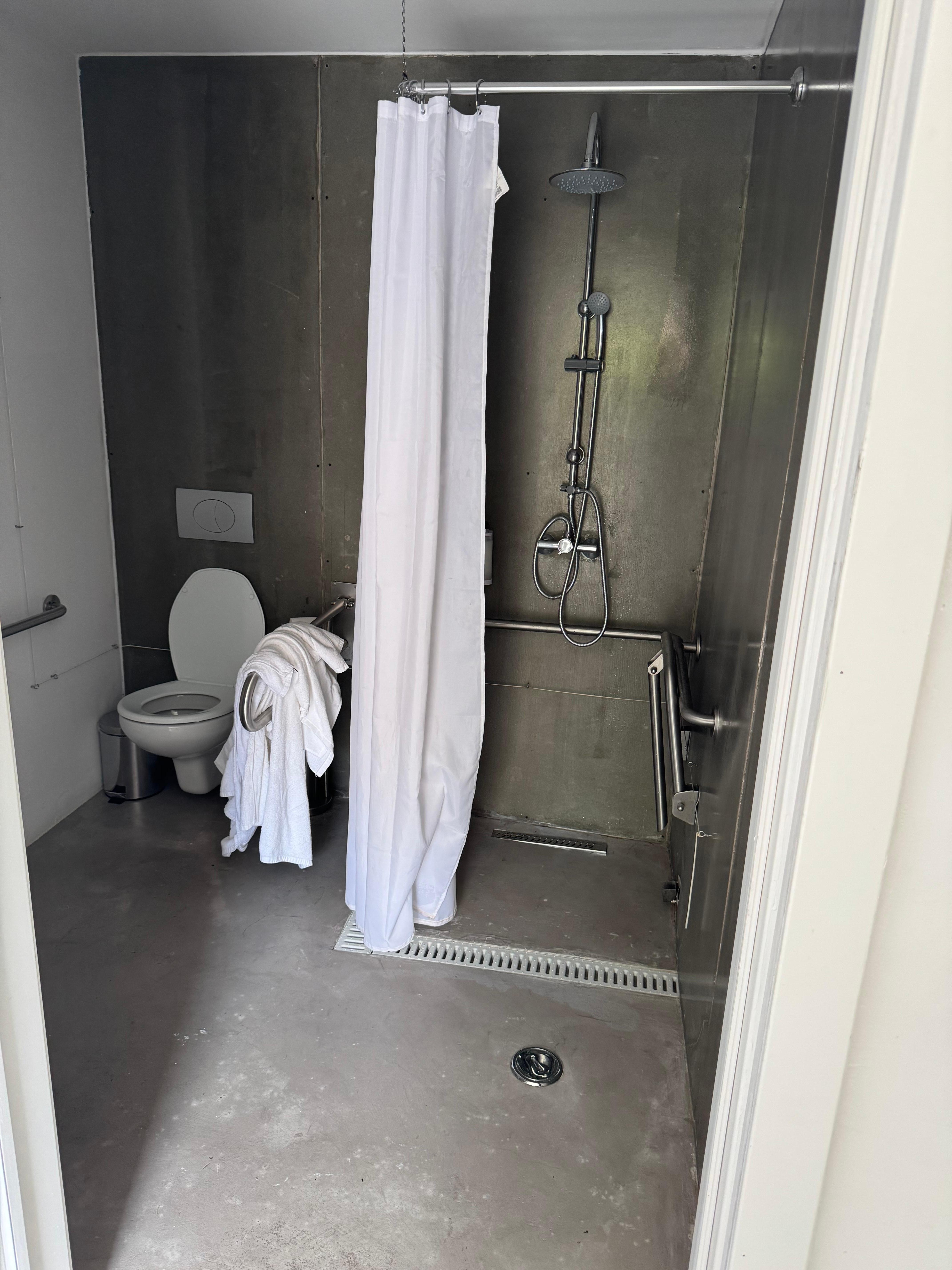 We loved the shower