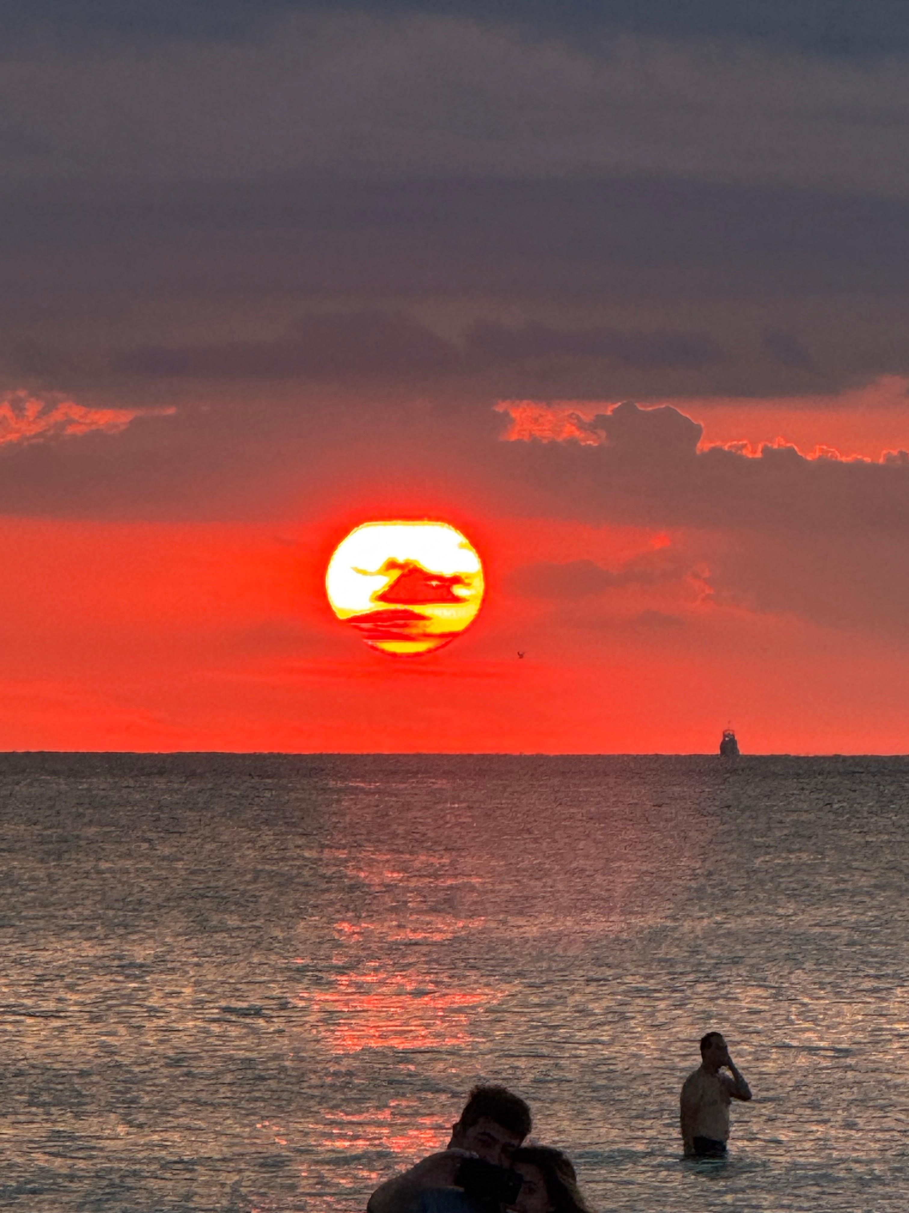 Sunset at Lido Key beach second night