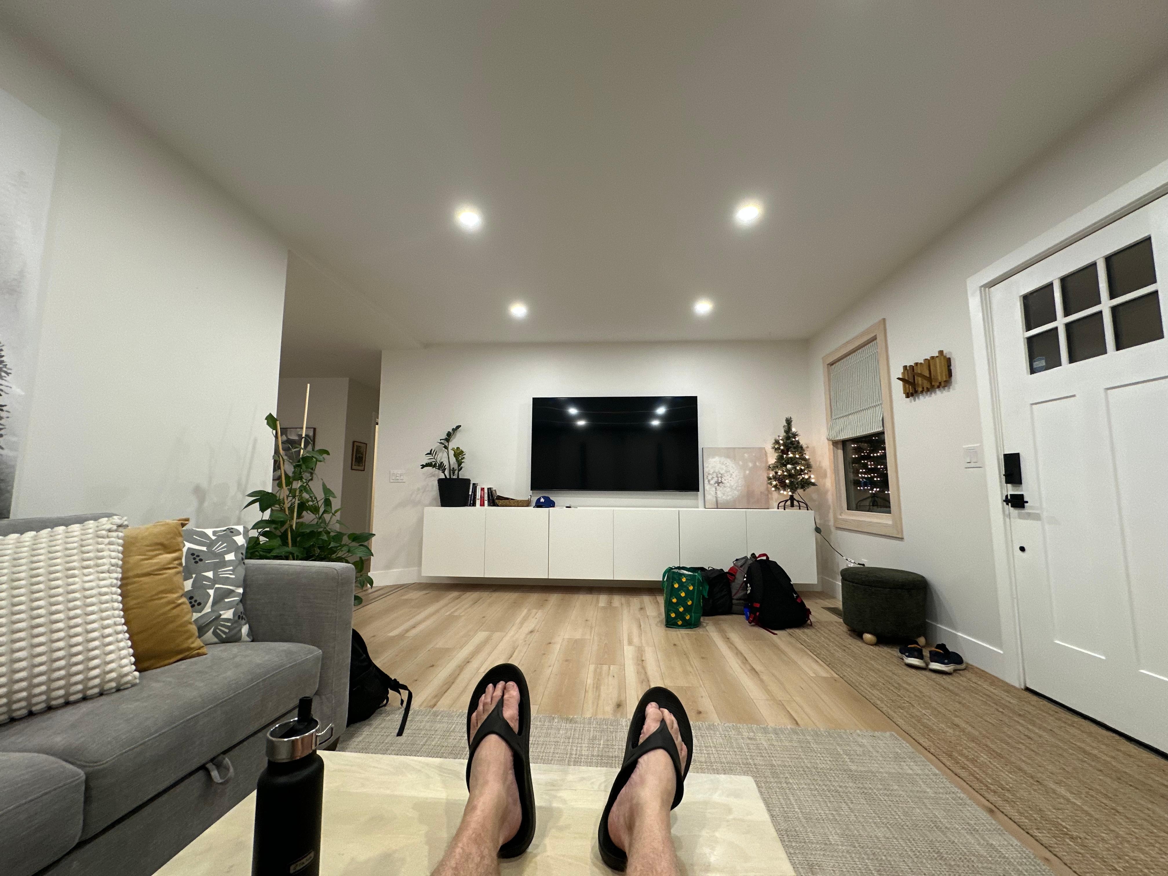 75” TV, please let the Buffalo Bills win next time. 