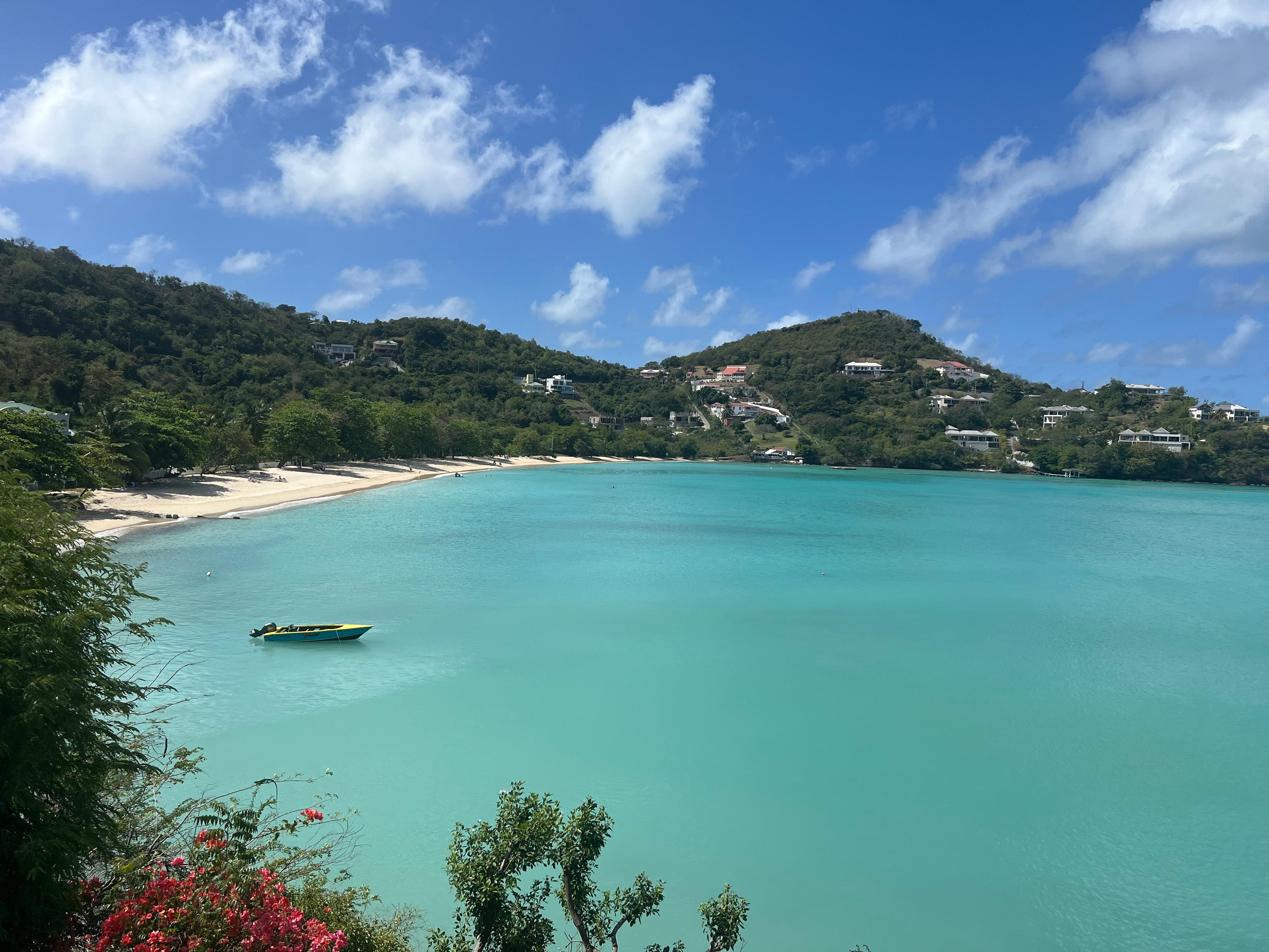 The gorgeous beach at Kalinago 