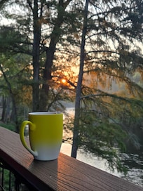 Sunrise from the deck.