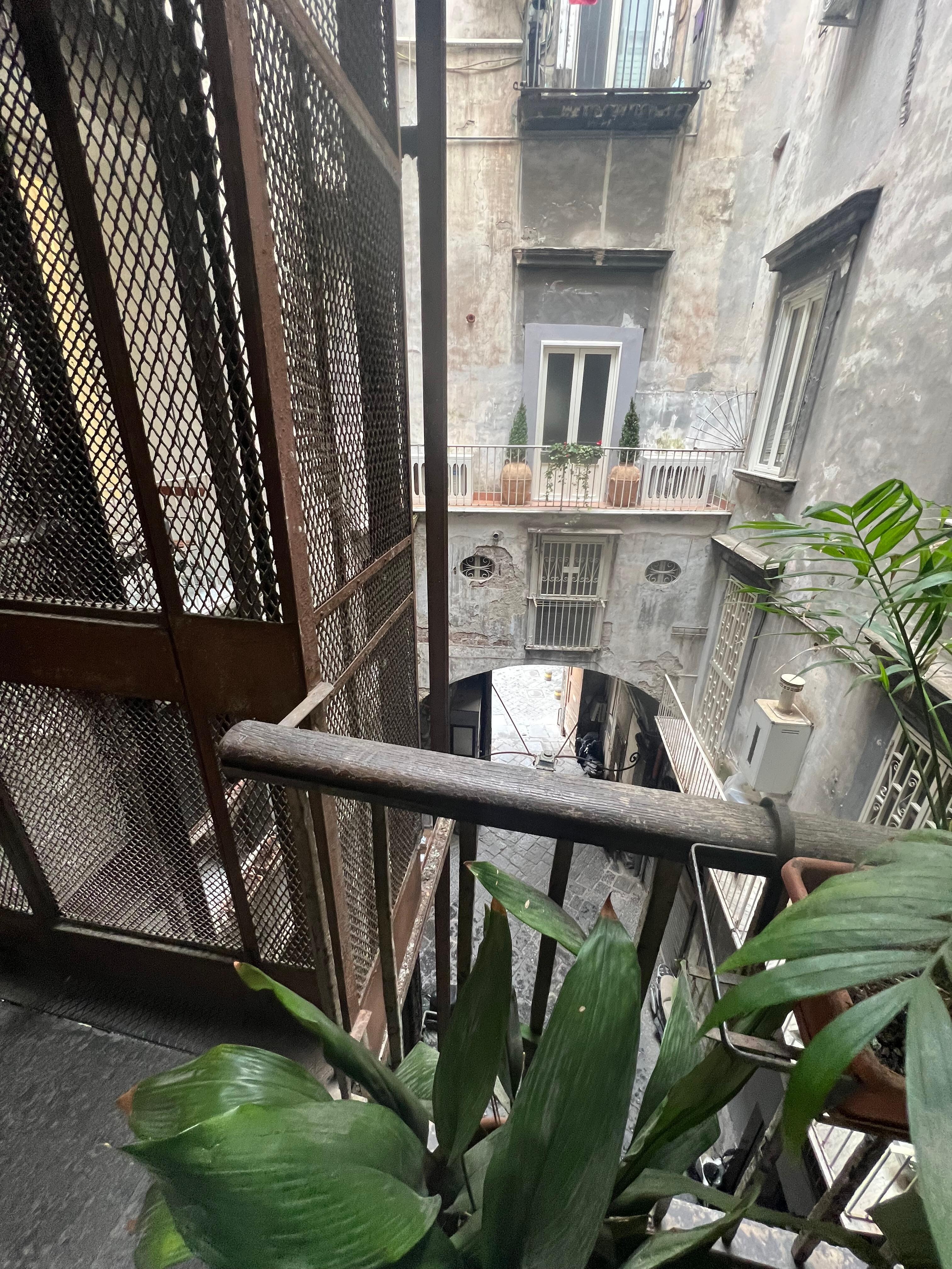 View from the entry hall stairs