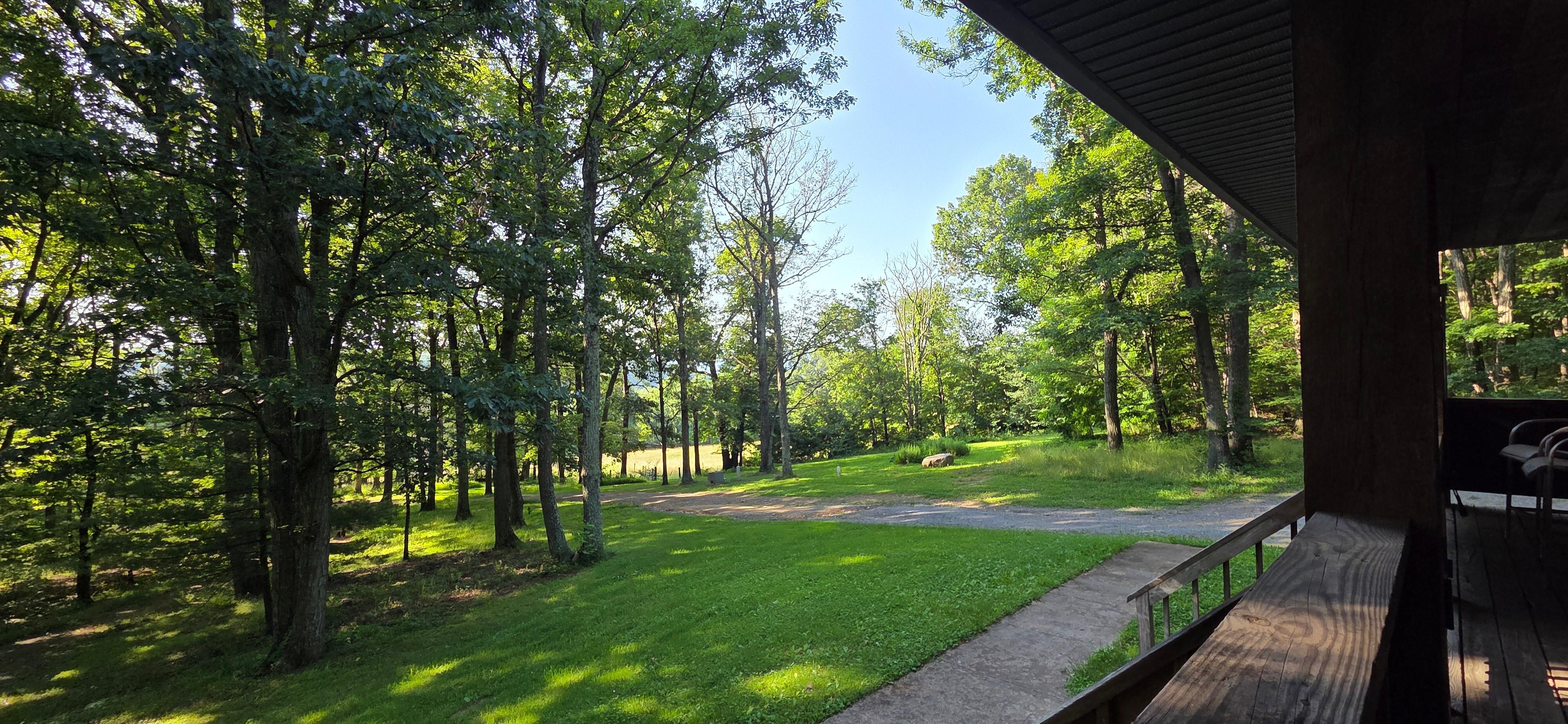 View from front porch