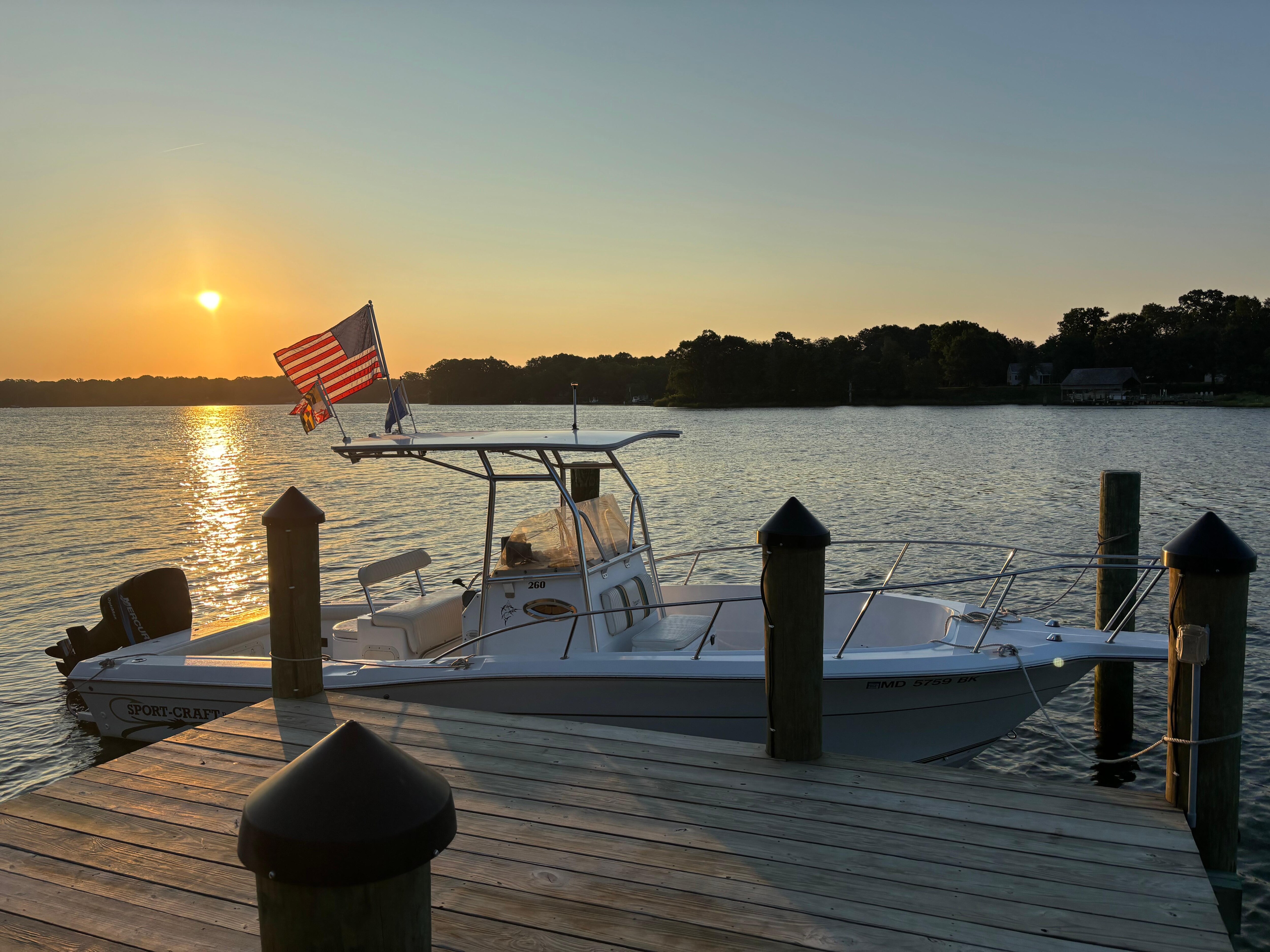 Sunrise over the creek