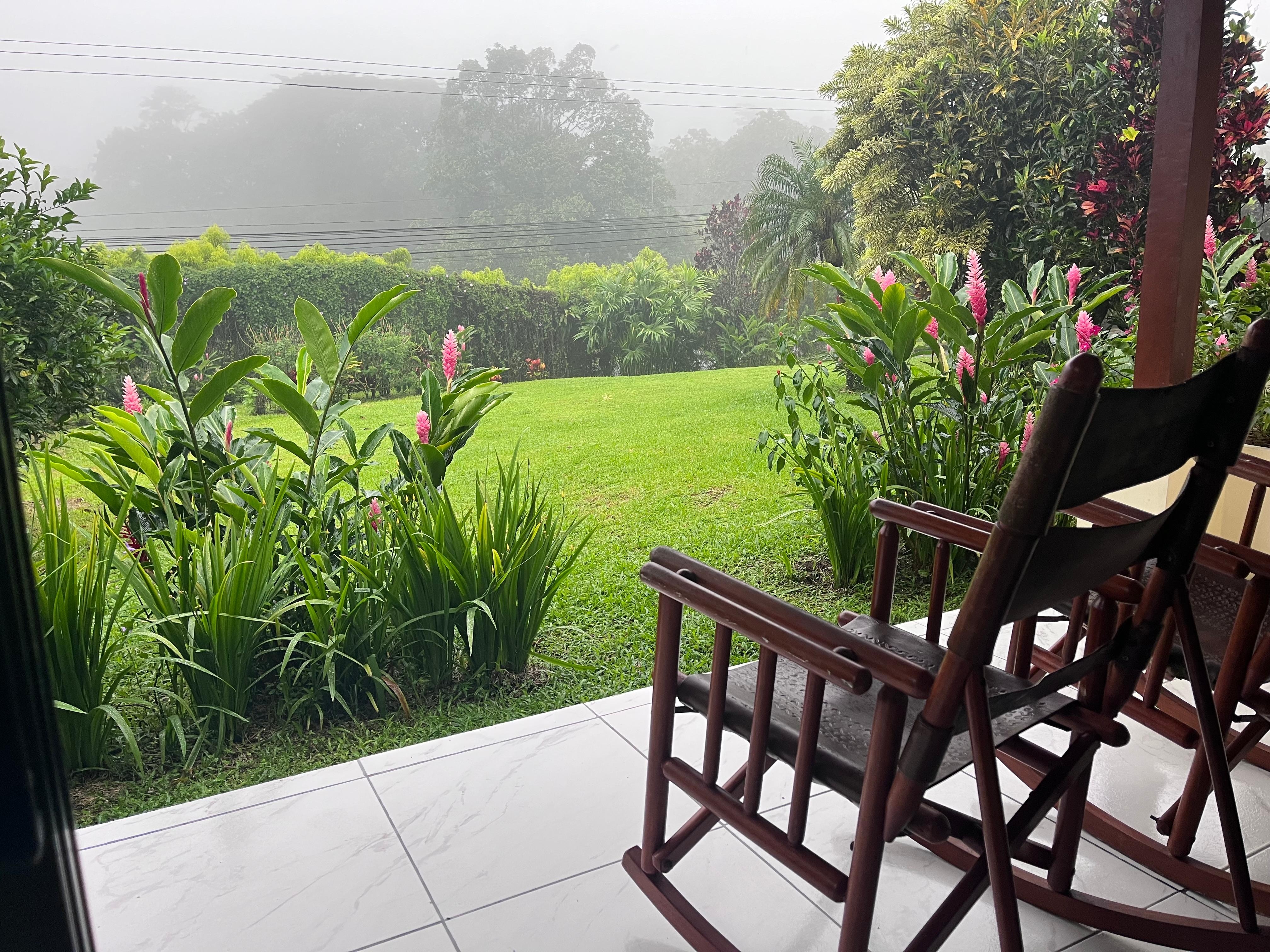 View from room balcony