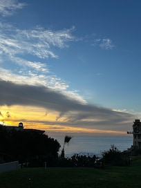 Sunrise from the condo patio