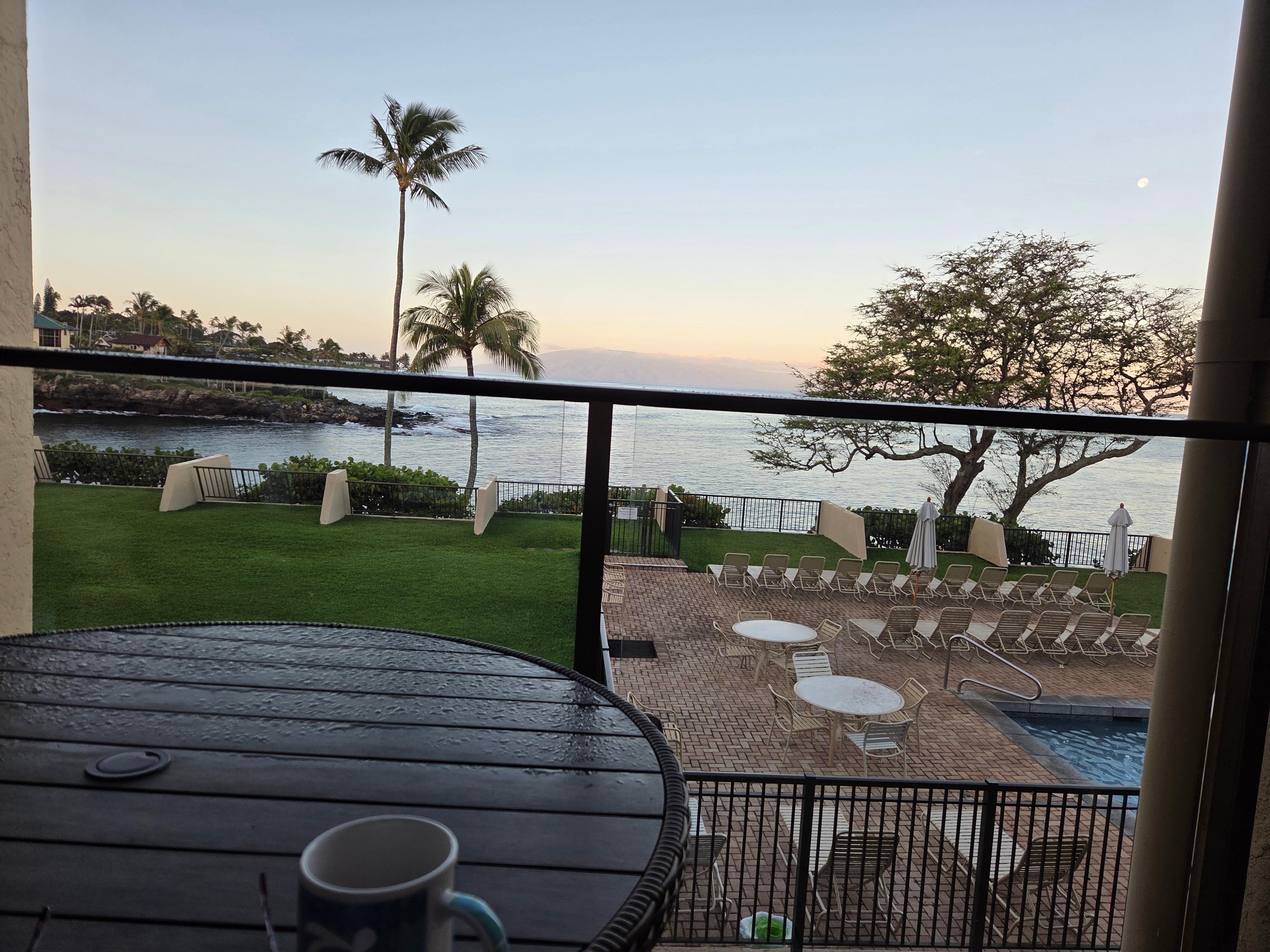 Morning view for coffee